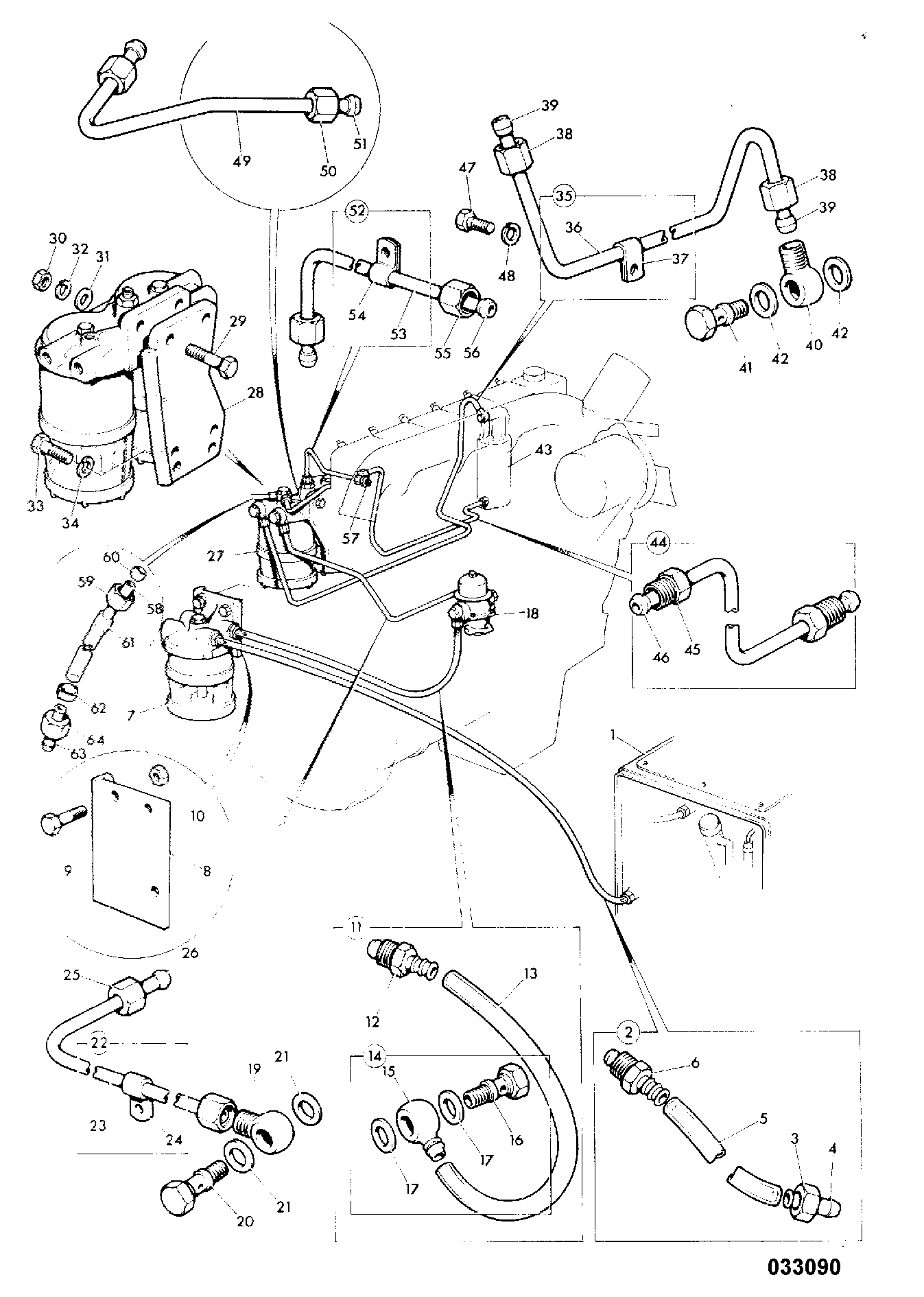 зажим 0180049 JCB