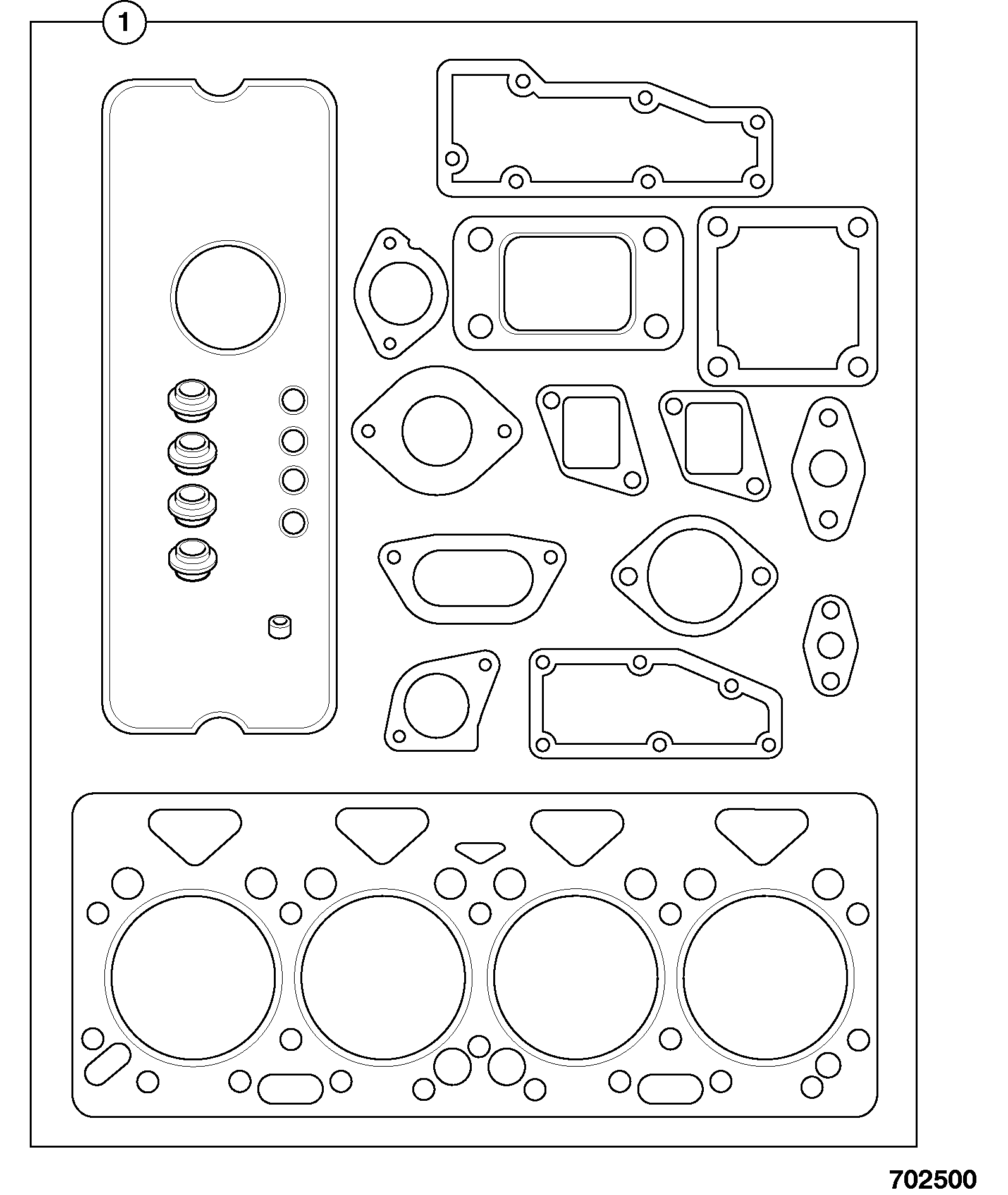 Комплект 02/103641 JCB