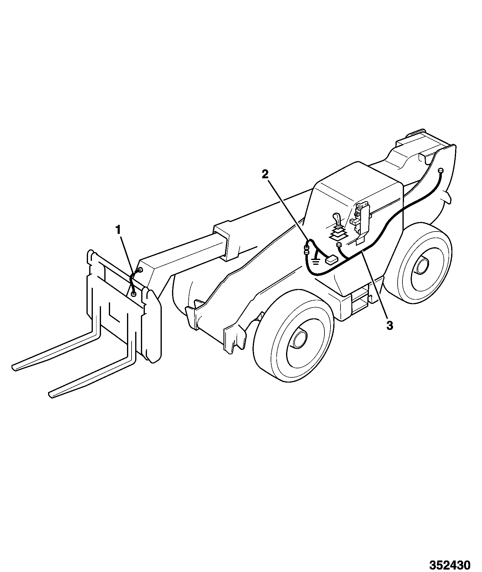Жгут проводов 721/10424 JCB