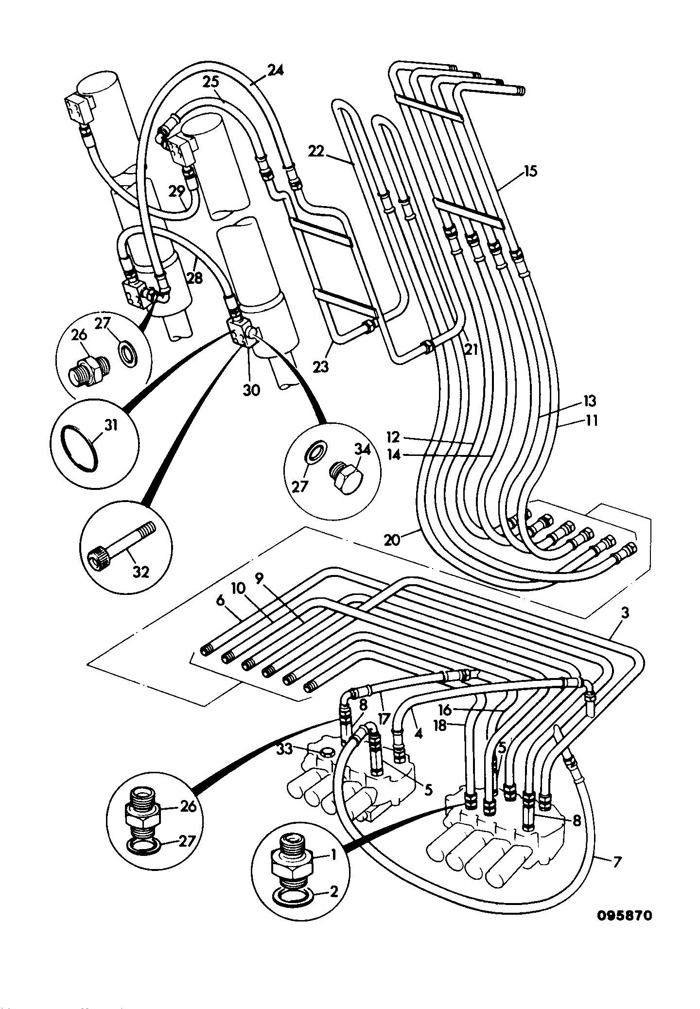 Труба 209/95500 JCB