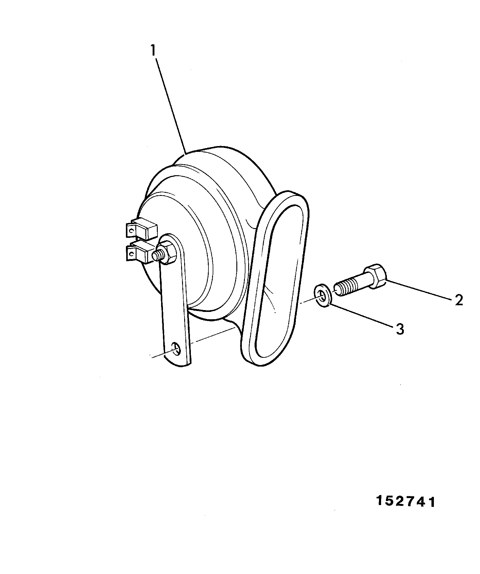 Звуковой сигнал 704/26800 JCB