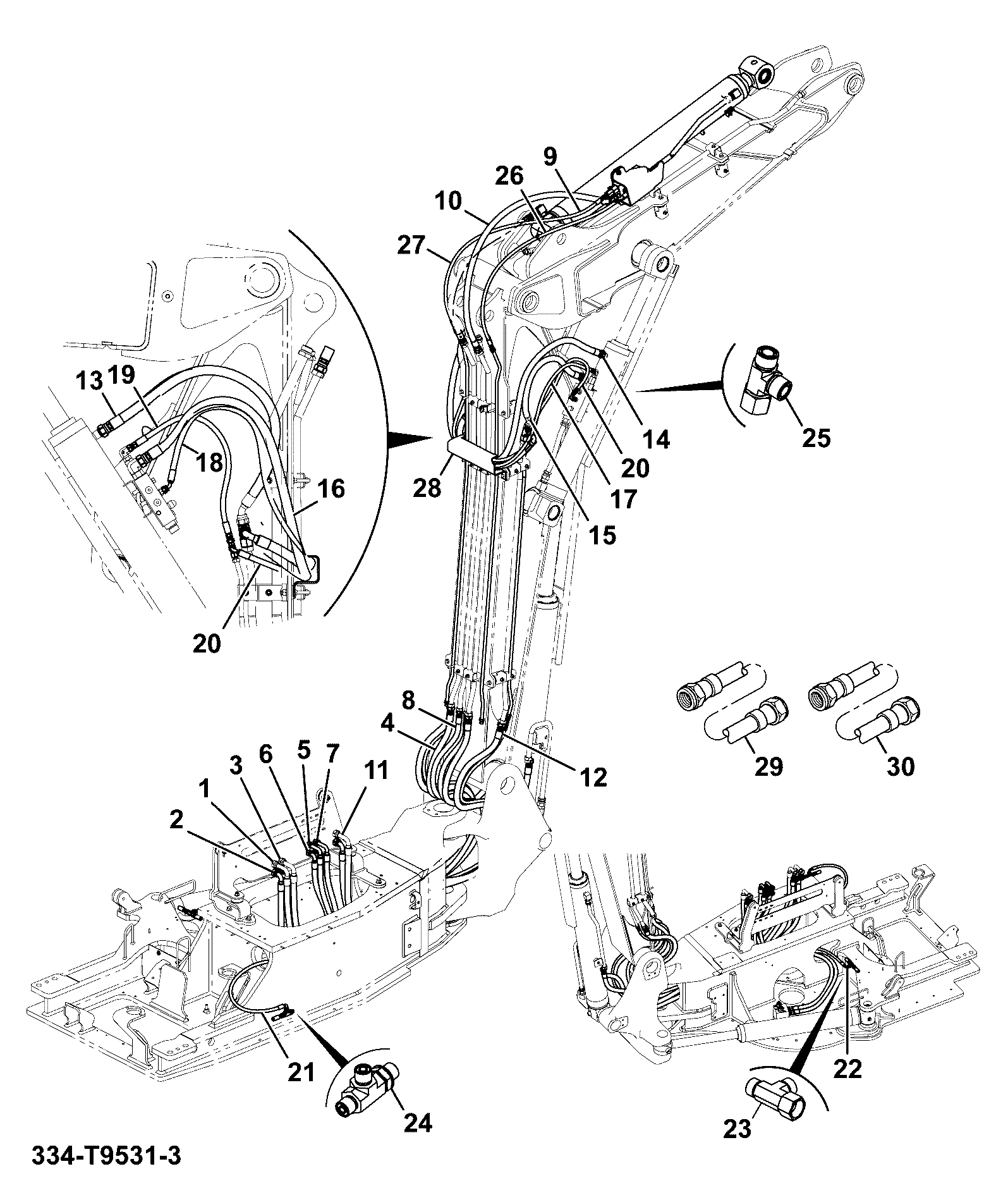 шланг 334/U0317 JCB