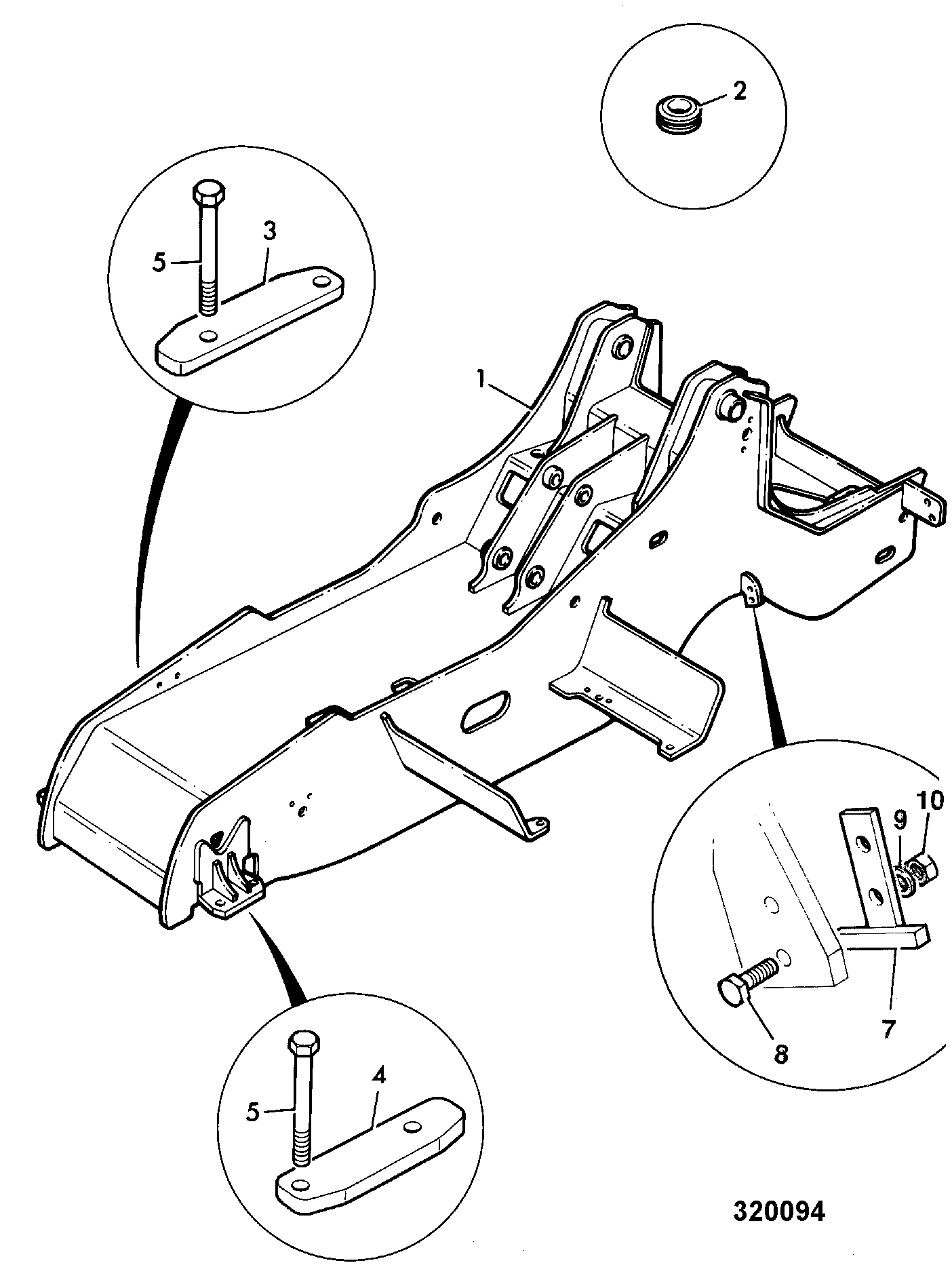 шасси 331/15134 JCB