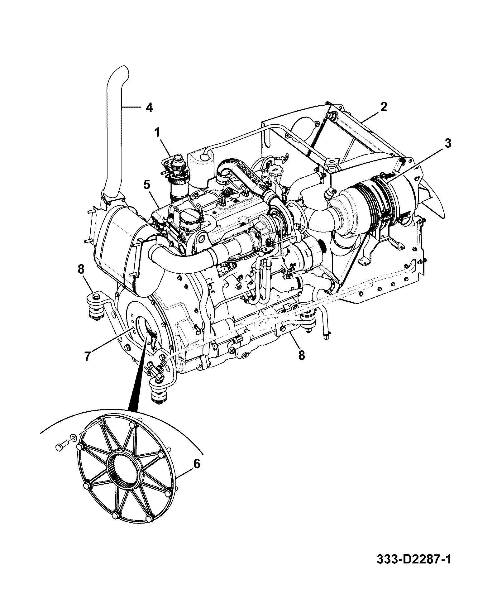 Насос 333/D0517 JCB