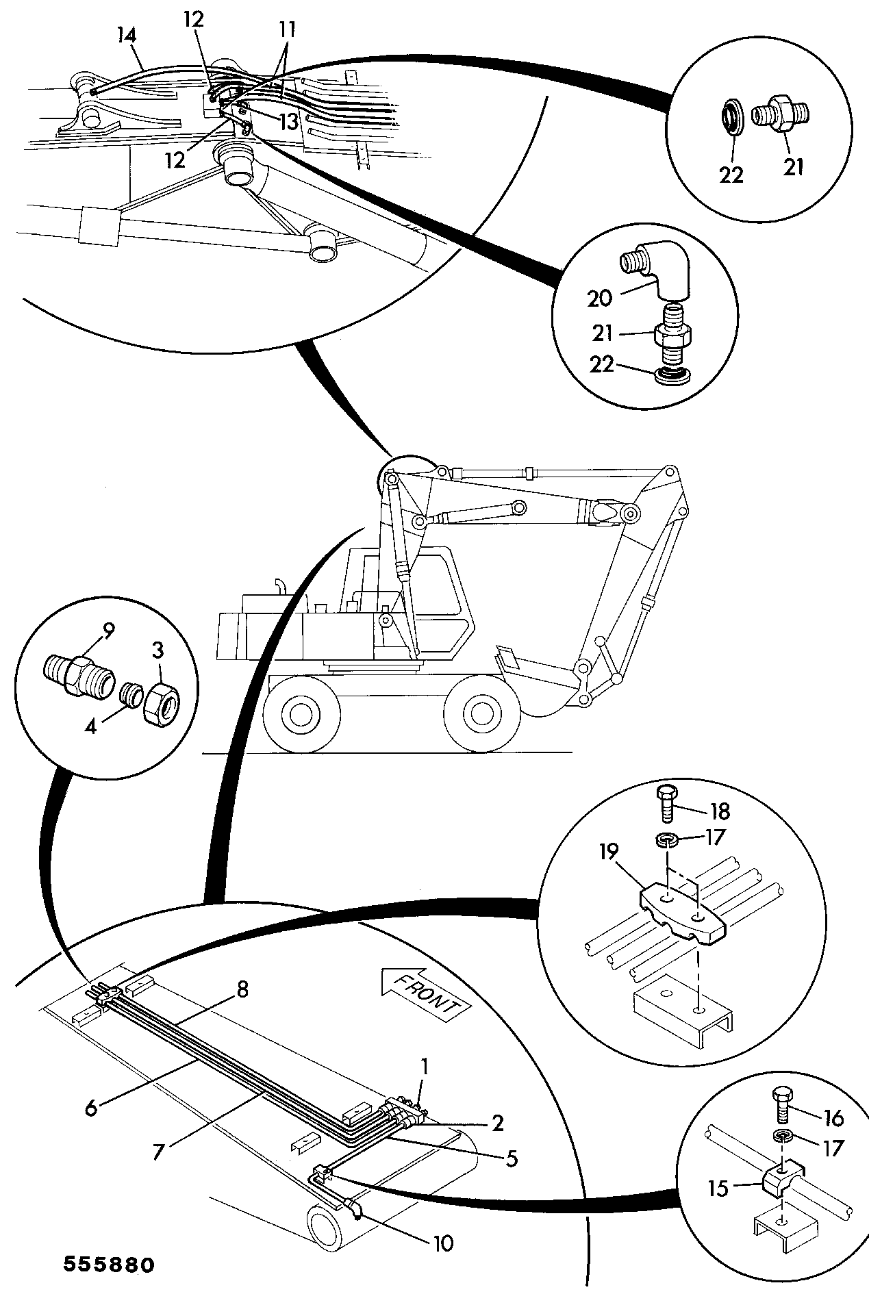 Труба JLV0819 JCB