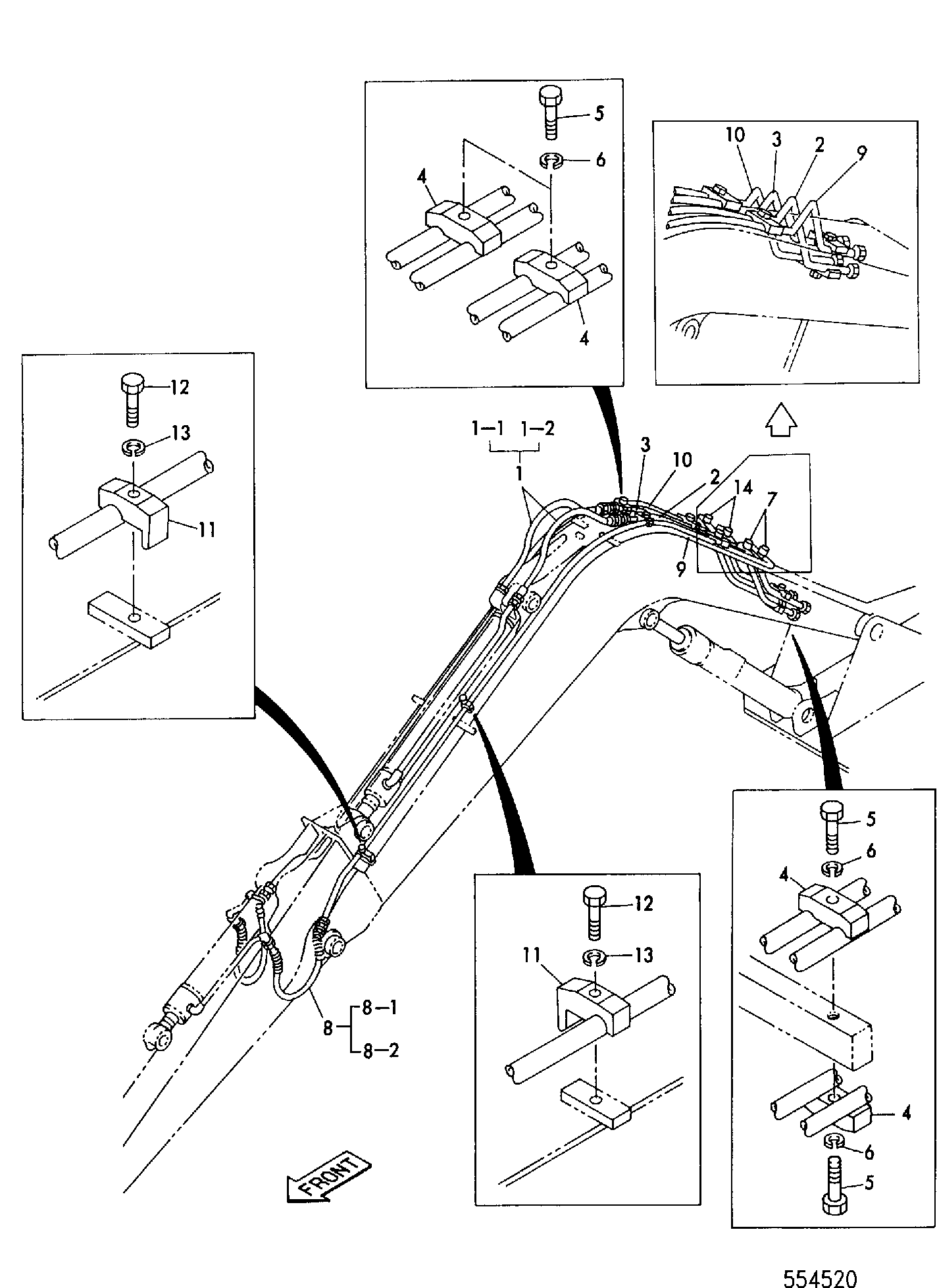 Шланг KAV1019 JCB