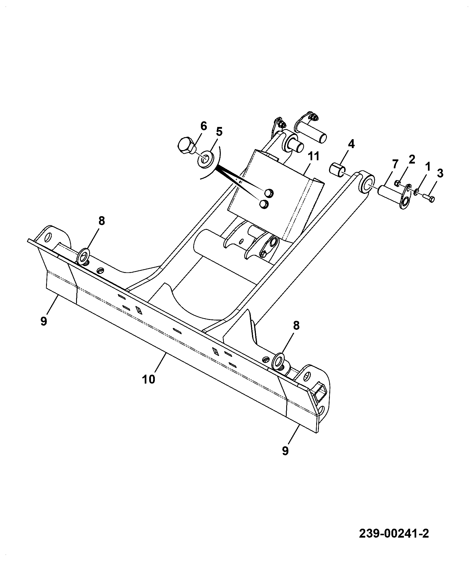 Нож 335/13434 JCB