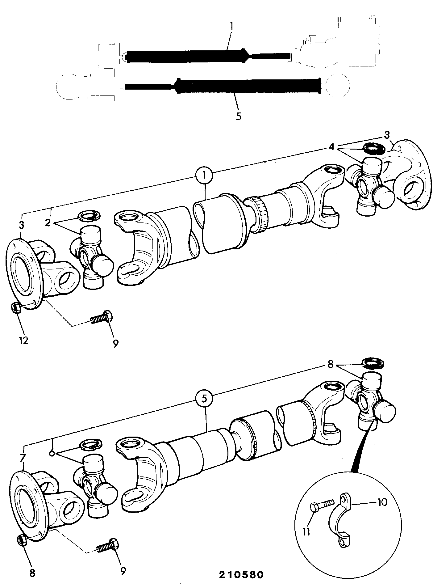 Карданный вал 914/46700 JCB