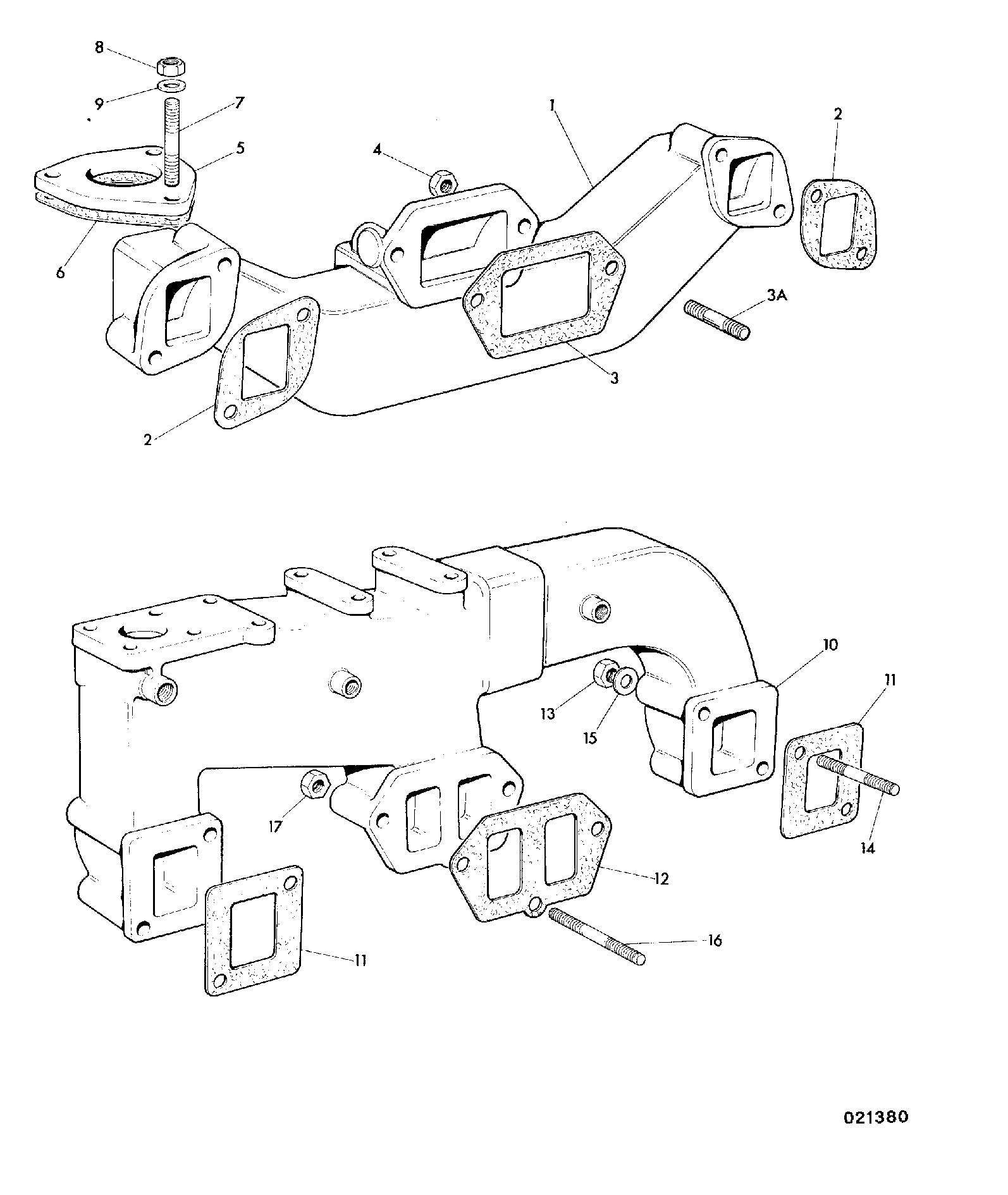 Гайка 0576030 JCB