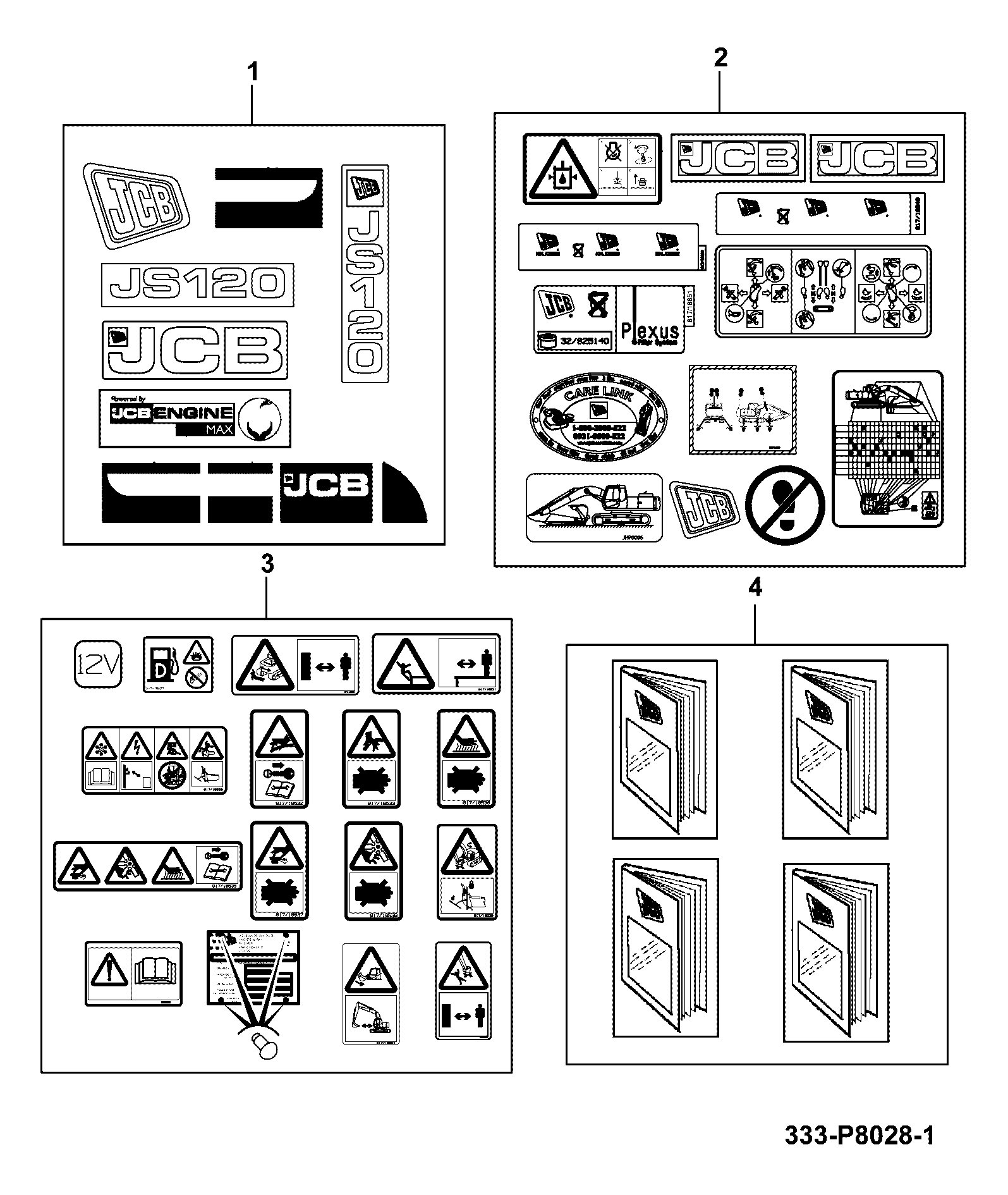 Общая сборка руководство/ MANUALS 332/L1392 JCB