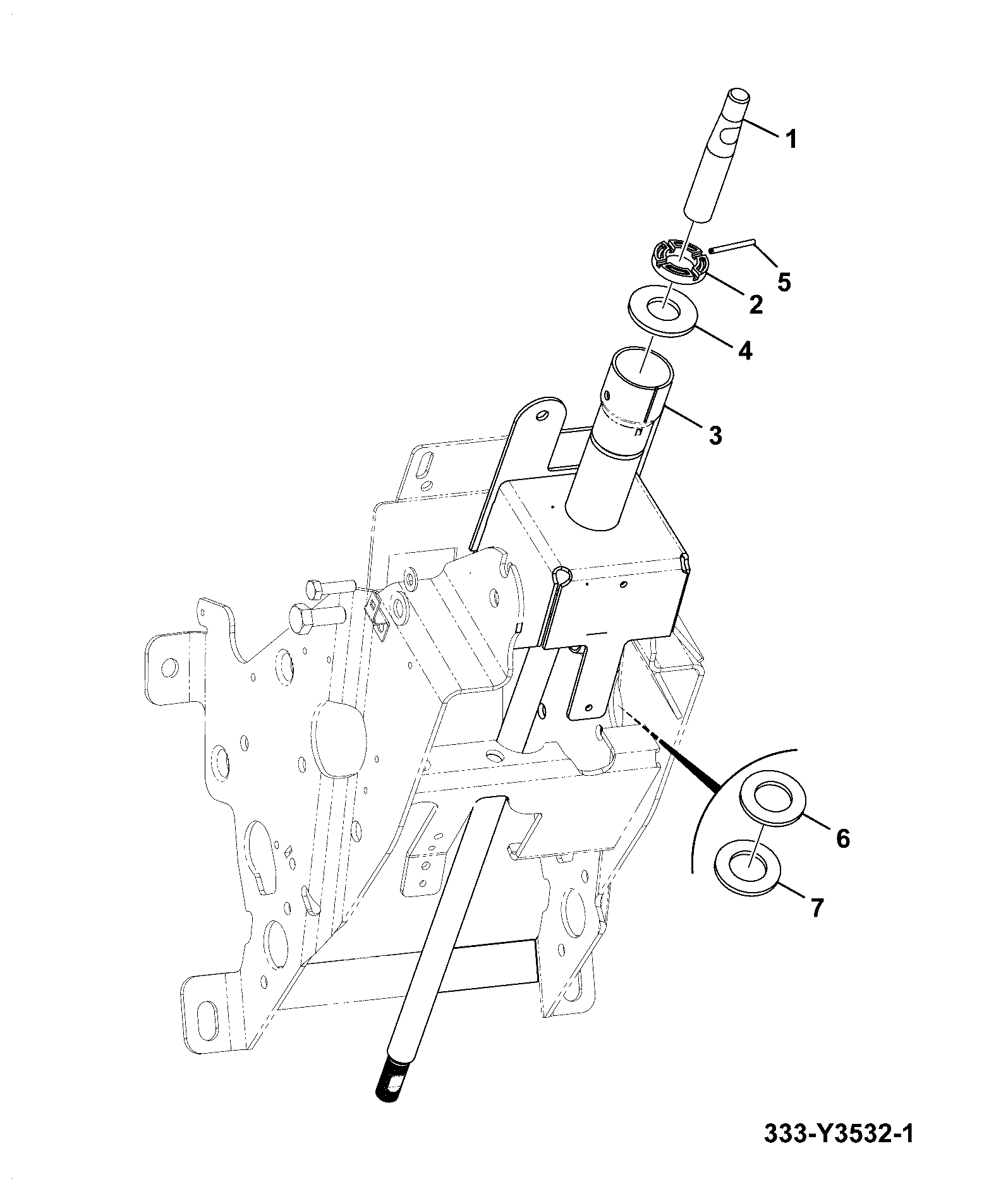 Держатель 333/Y3531 JCB