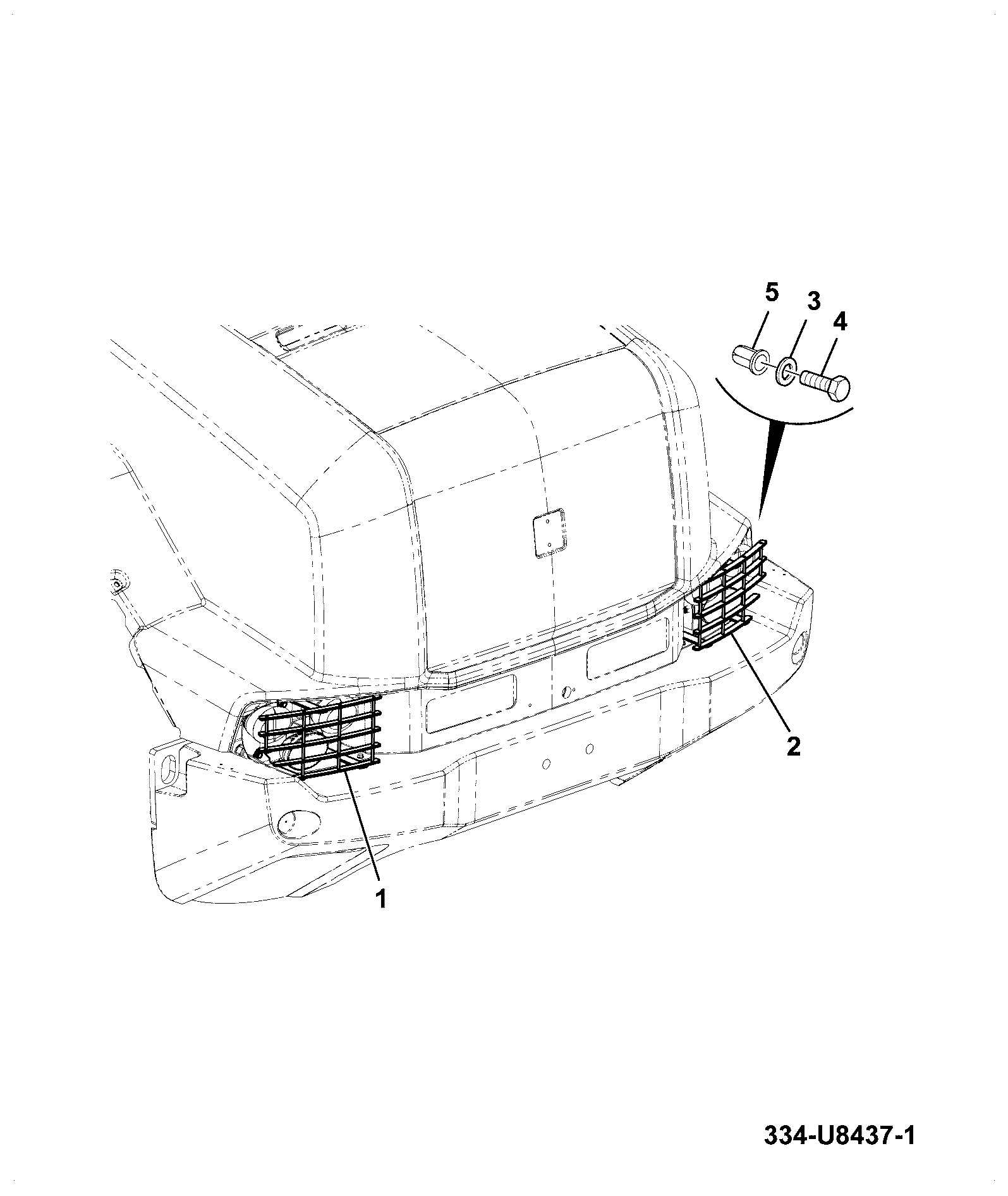 Ограждение 334/U8545 JCB