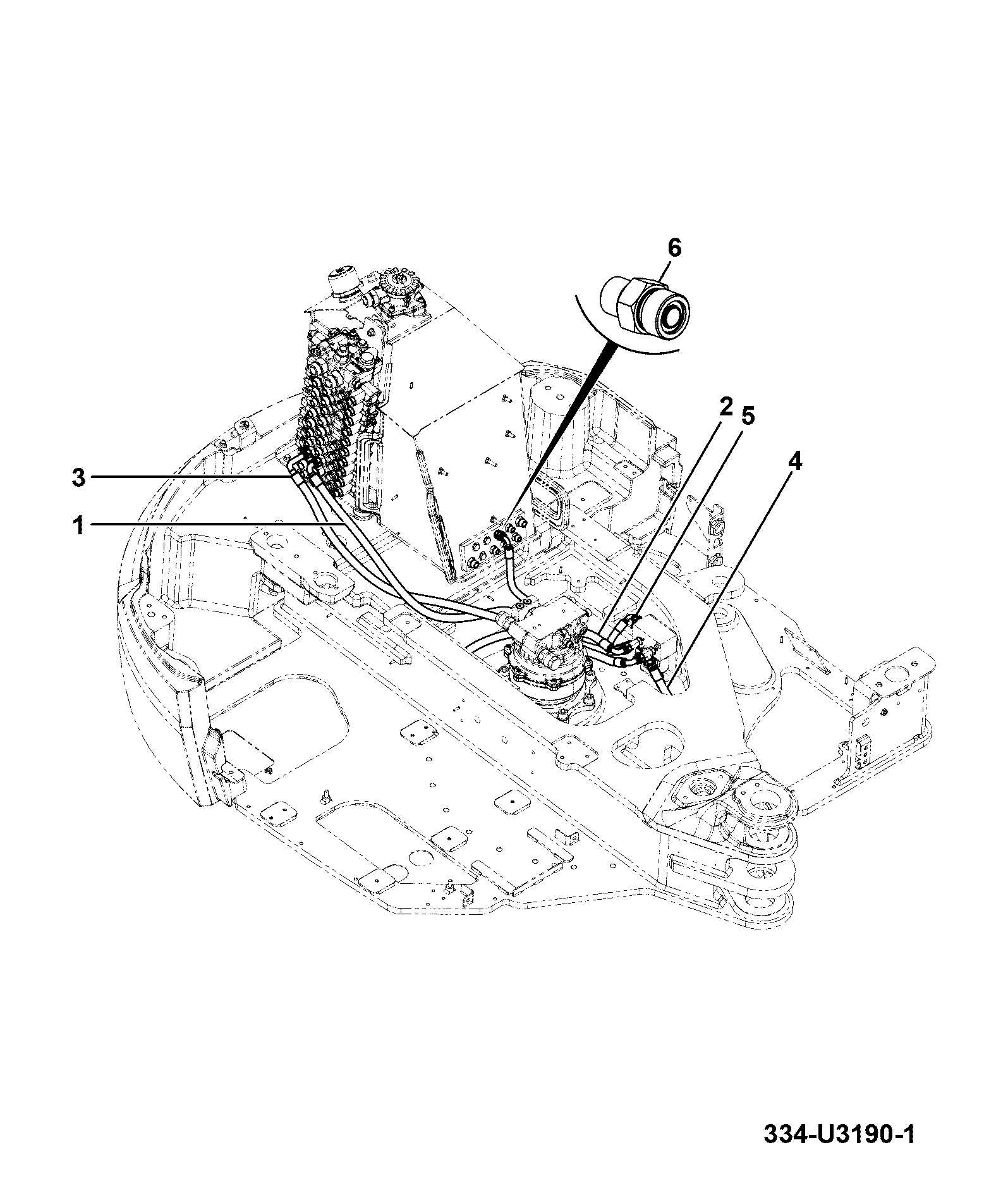 Шланг 334/U3299 JCB