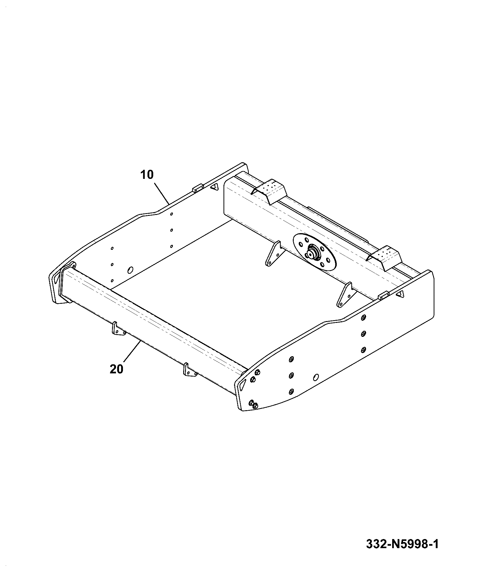 Шасси 8723225256 JCB