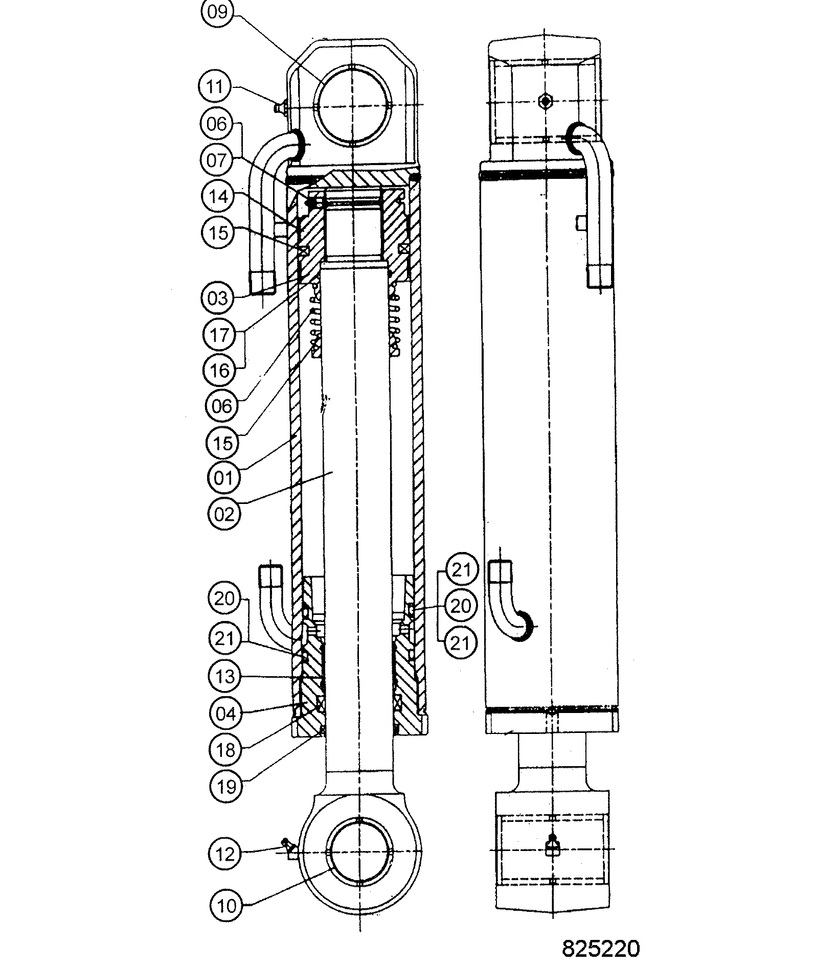 Стеклоочиститель 550/42095 JCB