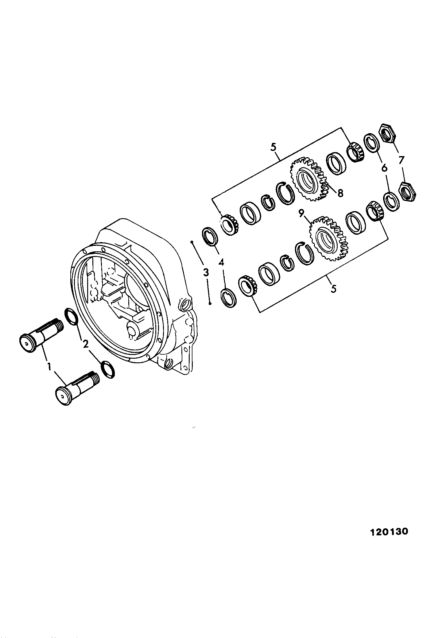 Шестерня 242939 JCB