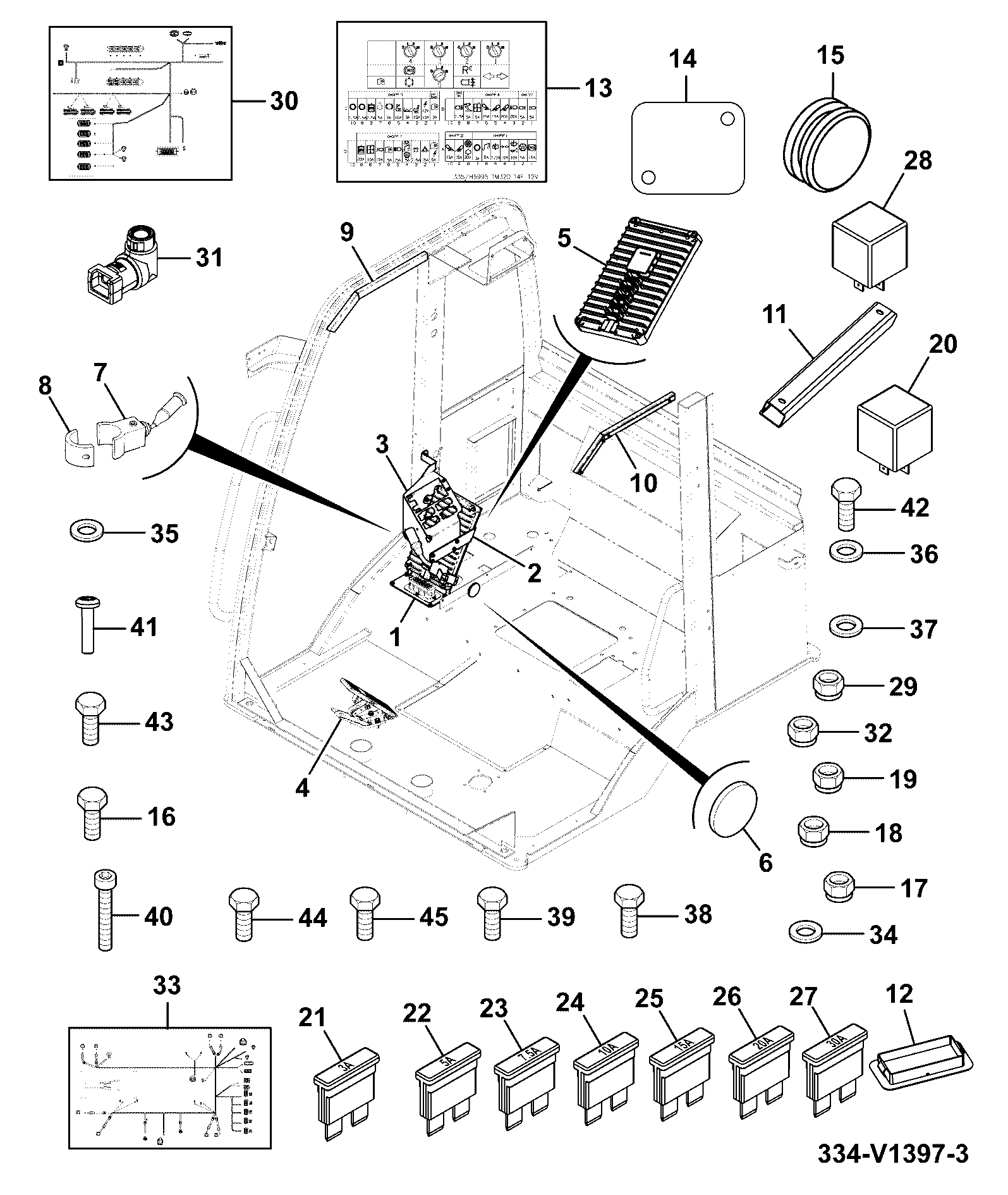Реле 716/30149 JCB