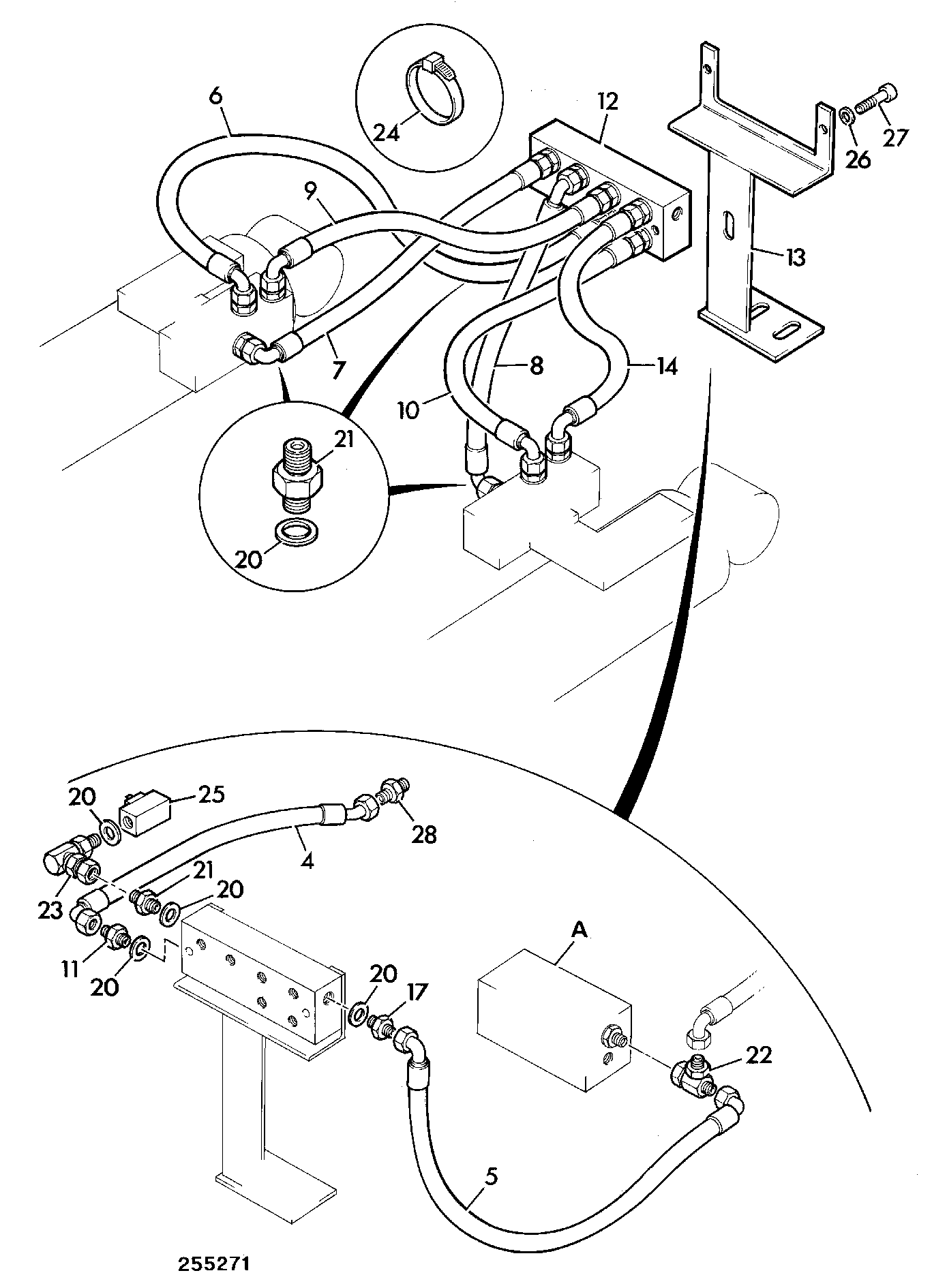 Шланг JNV1312 JCB