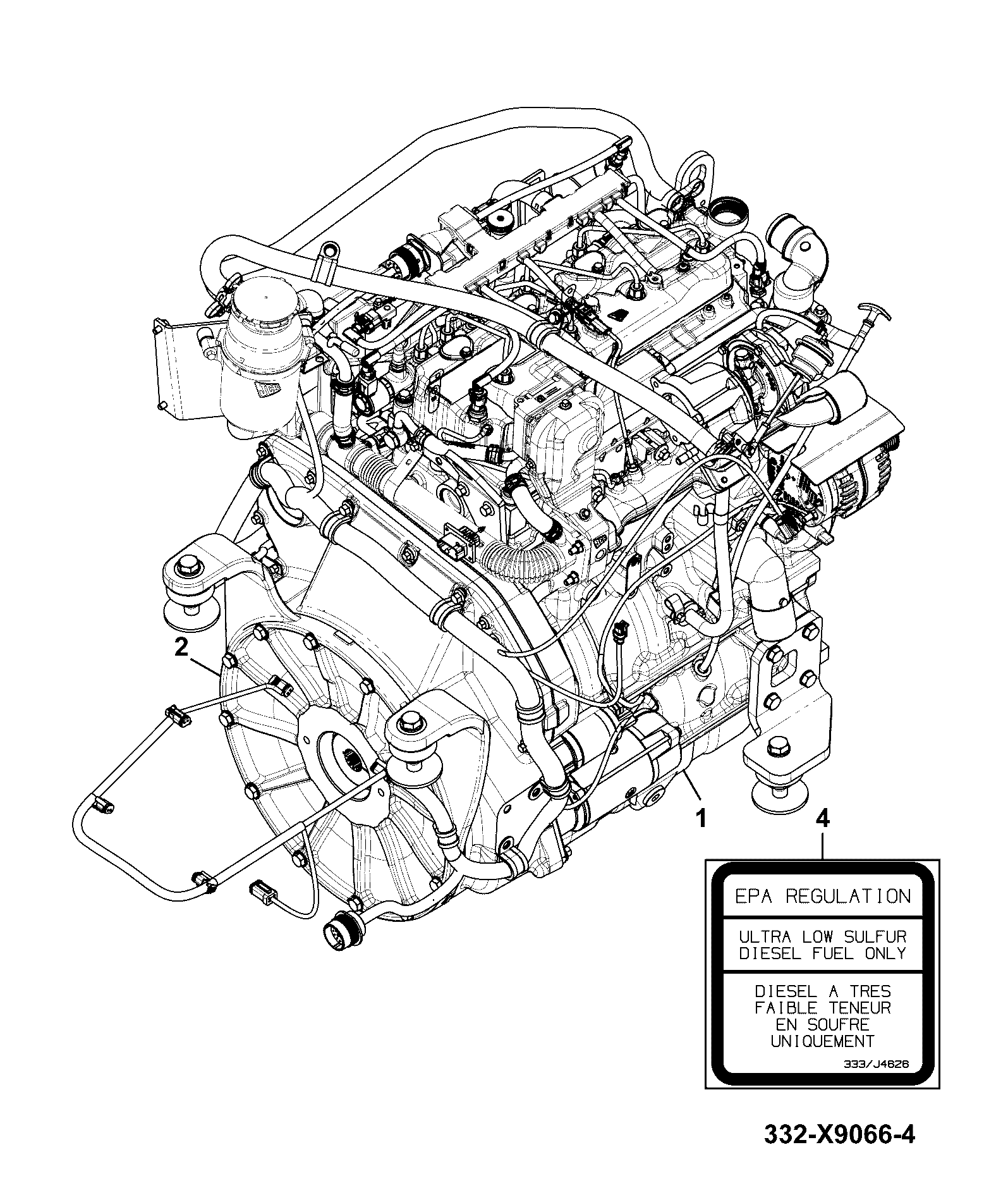 Двигатель 320/40635 JCB