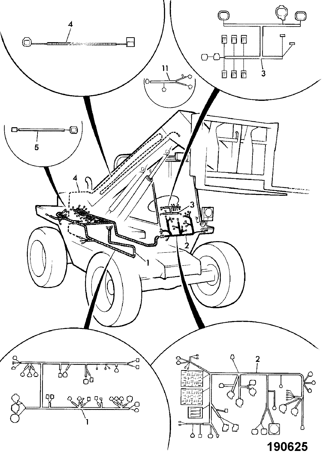 Жгут проводов 721/00867 JCB