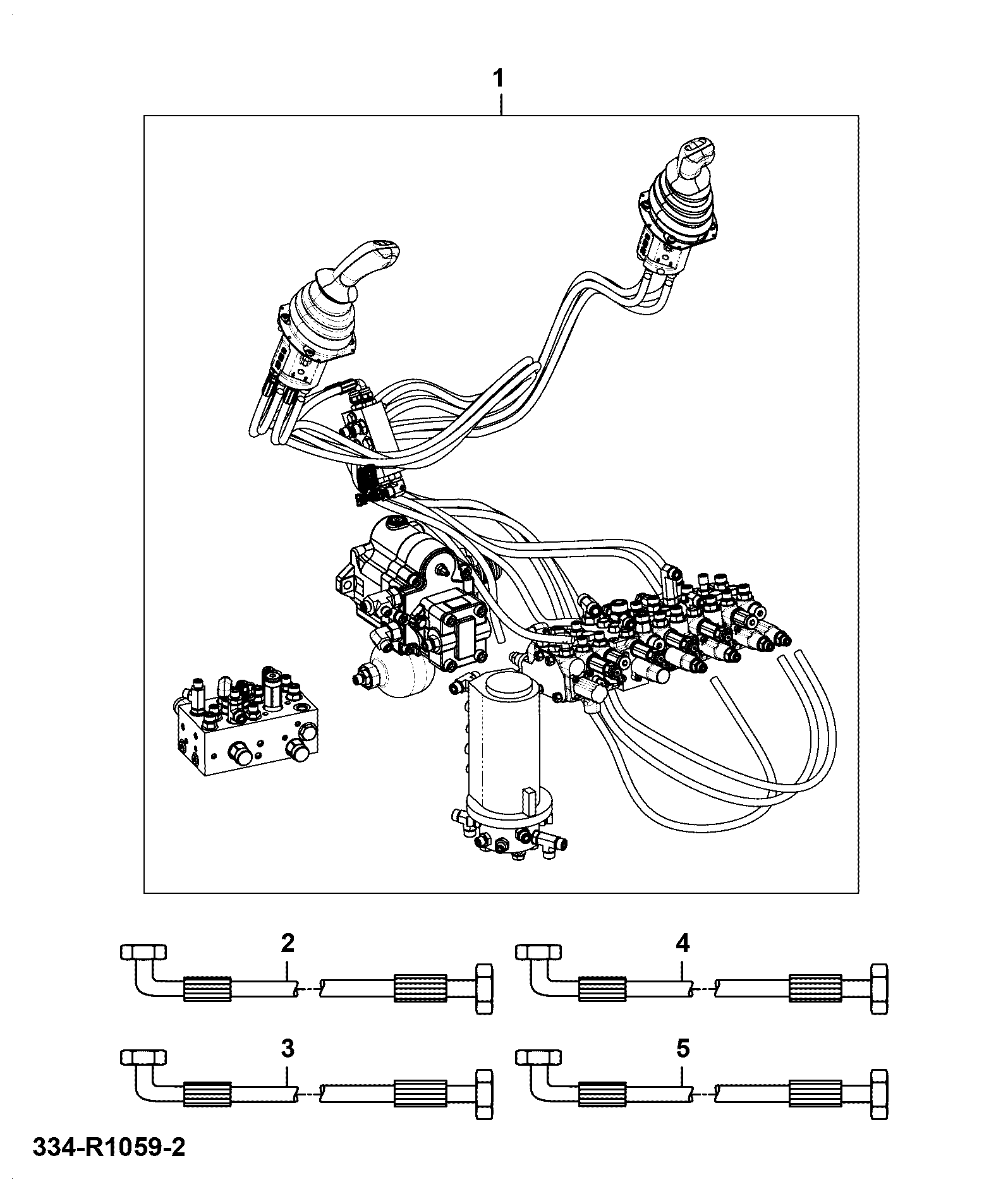 Шланг 333/V6737 JCB
