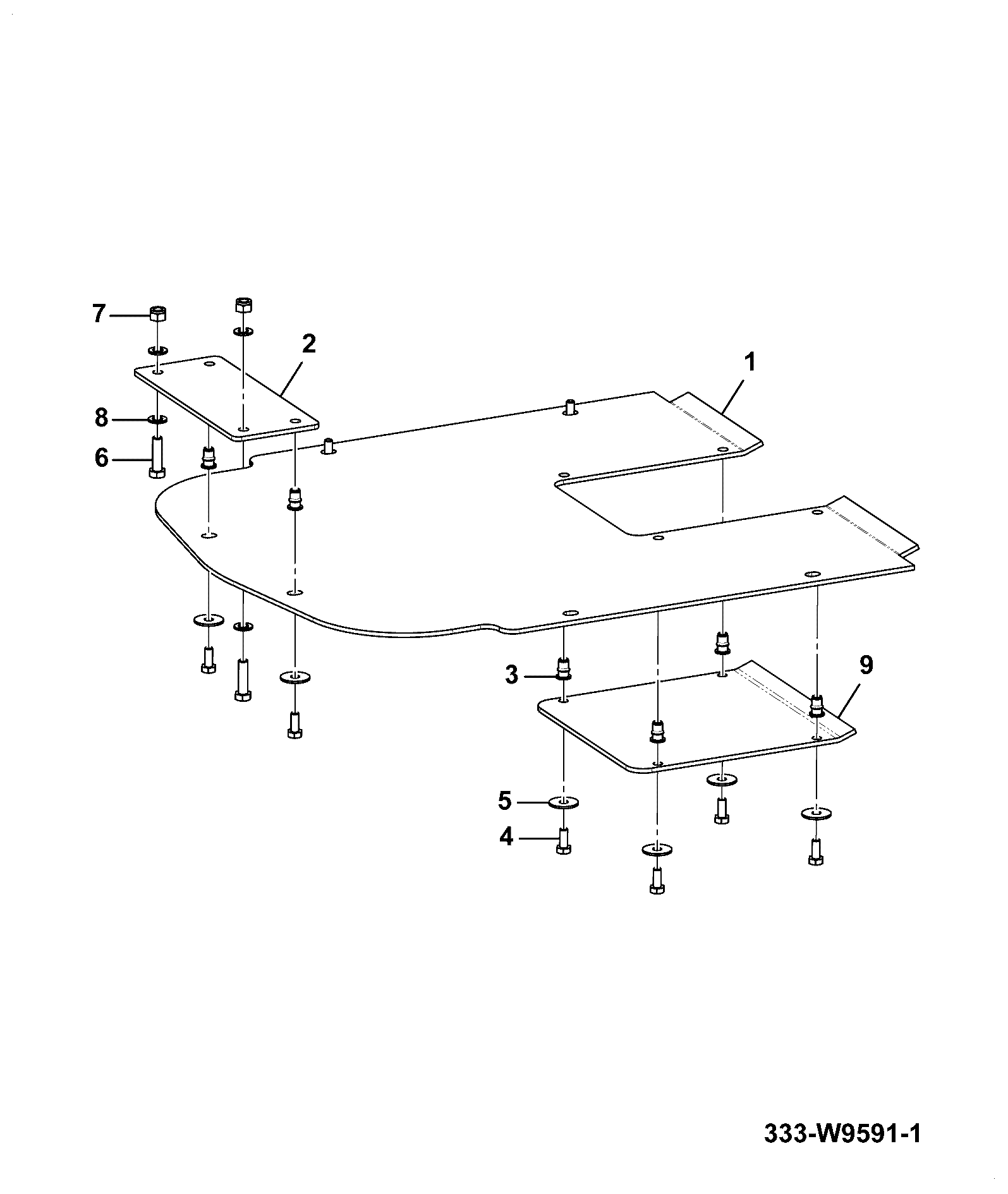 Пластина 265/03038 JCB