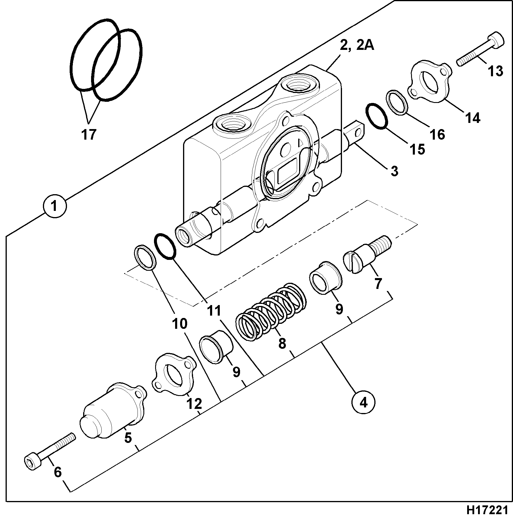 Клапан 928/60225 JCB