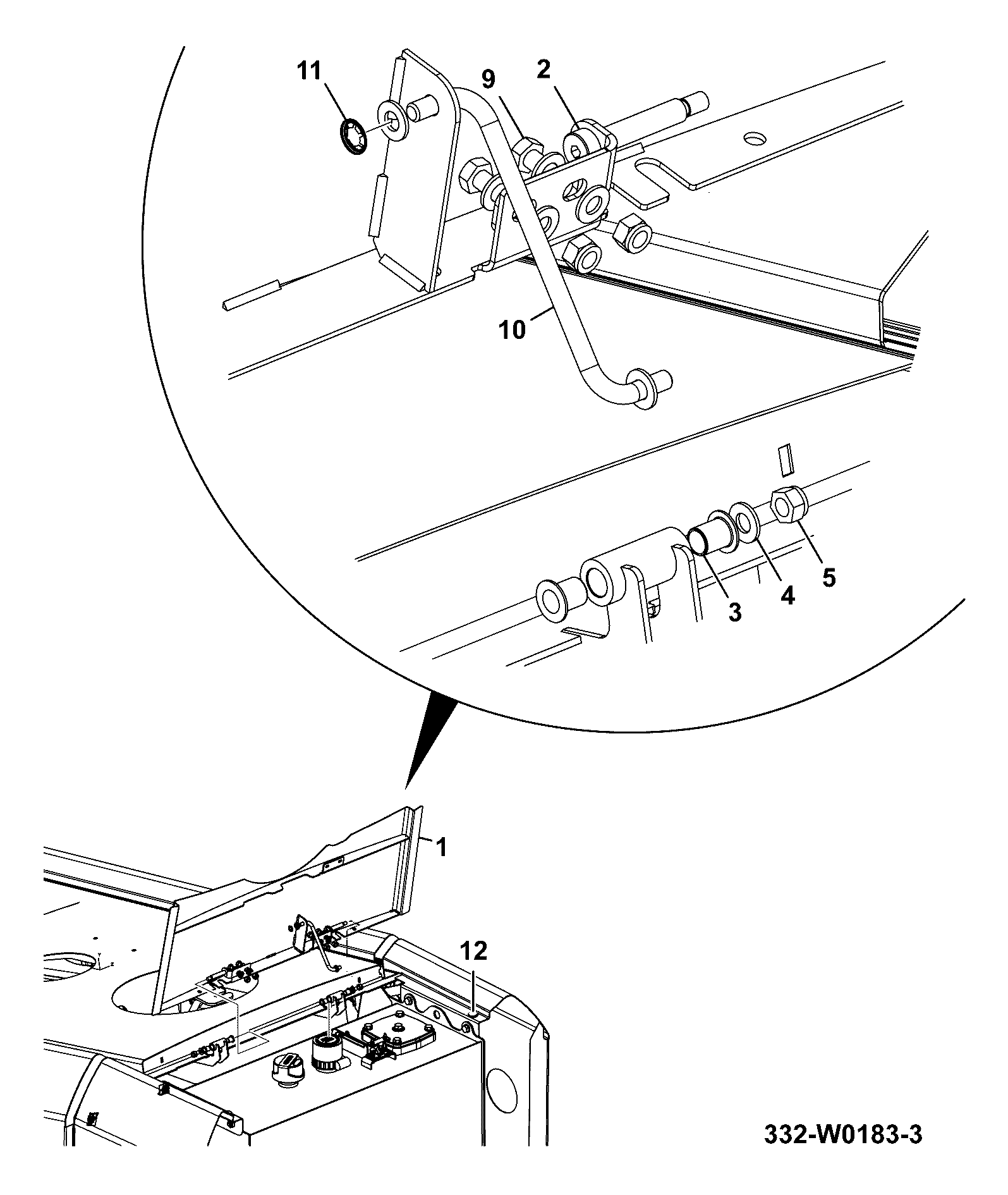Панель 333/U3793 JCB