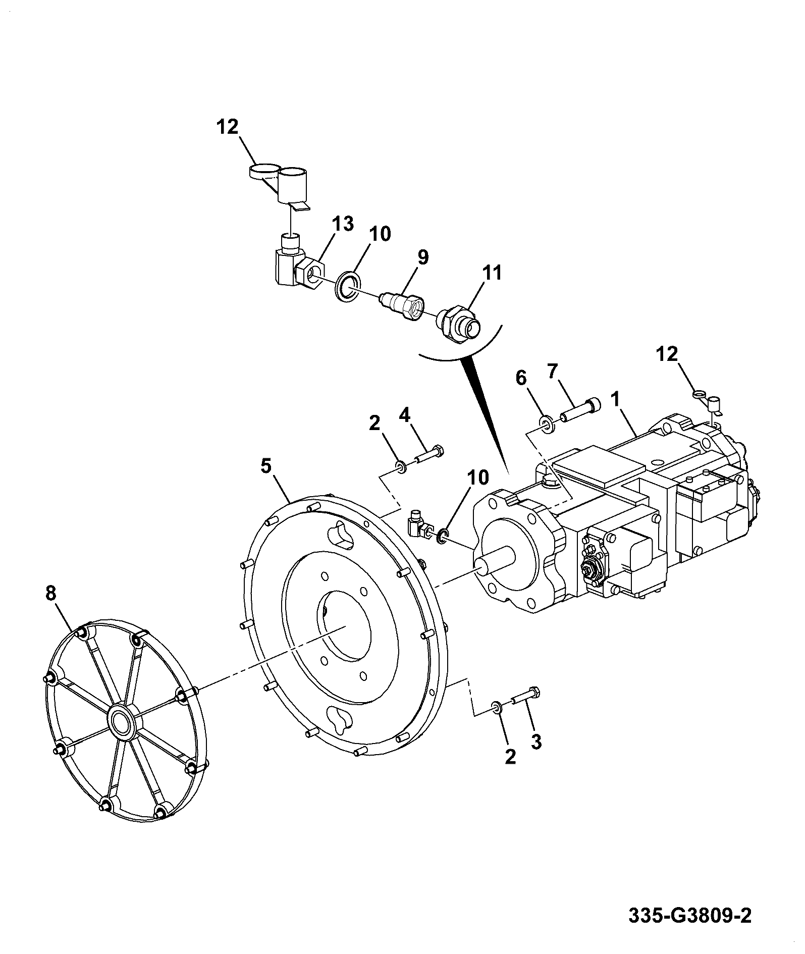 Муфта 335/G0965 JCB