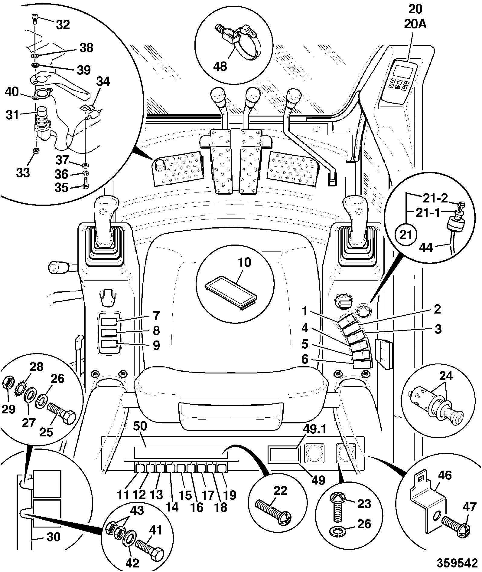 Наклейка 817/18507 JCB