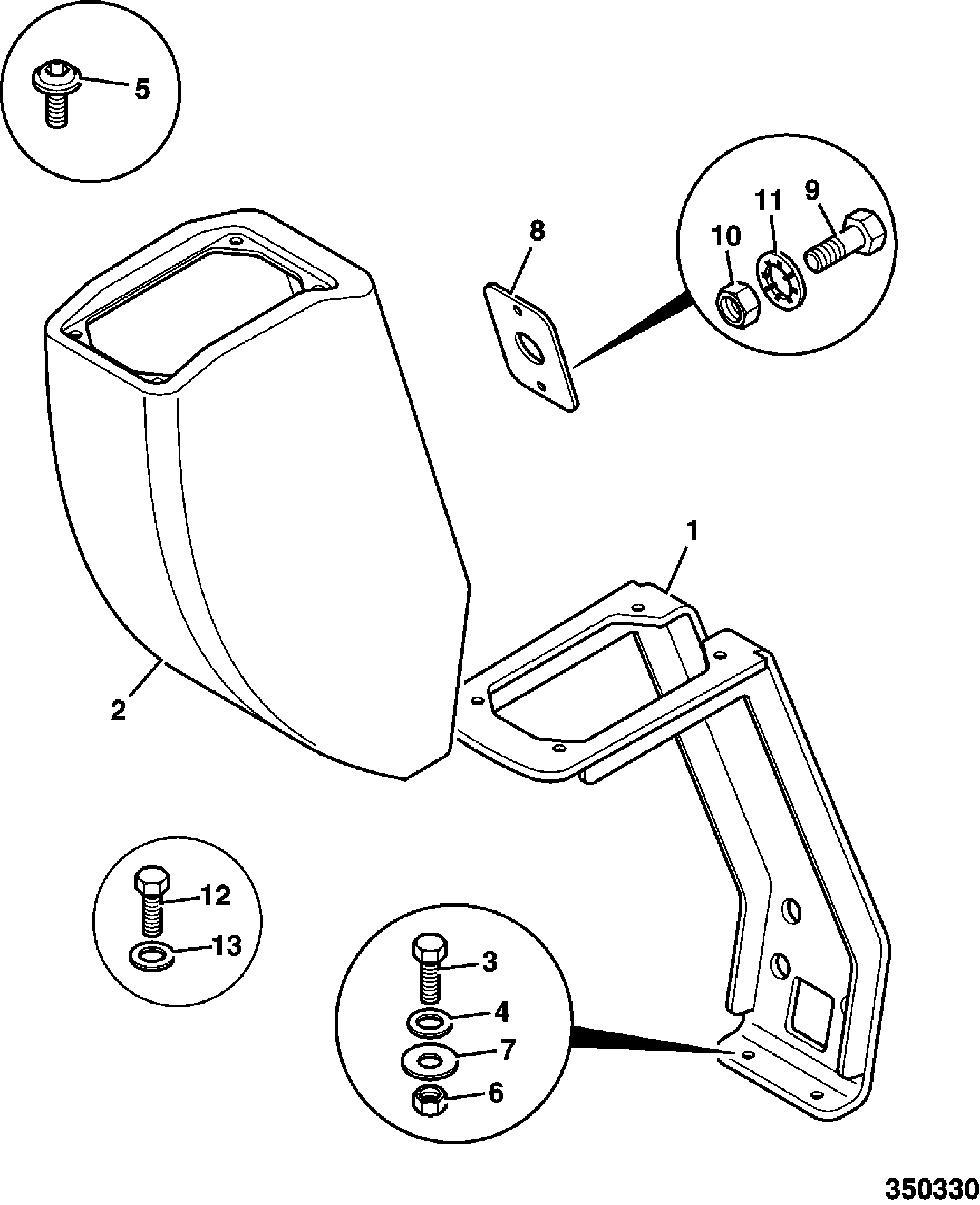 Пластина 331/16372 JCB