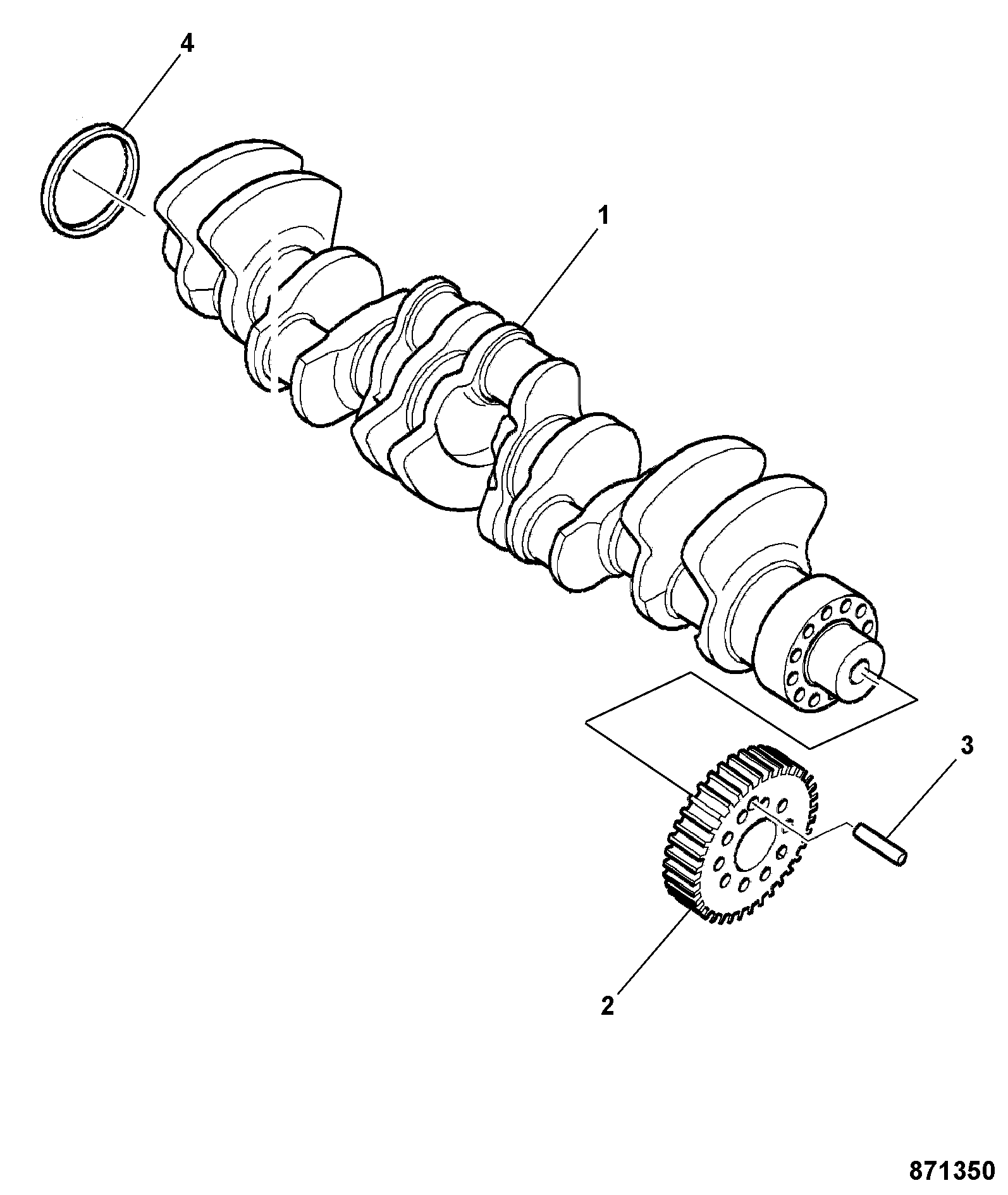 Палец SC0803519 JCB