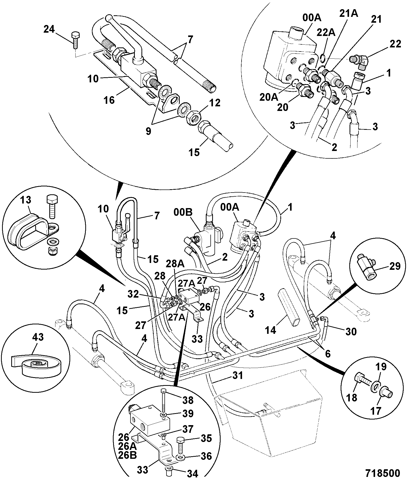 зажим 331/37406 JCB