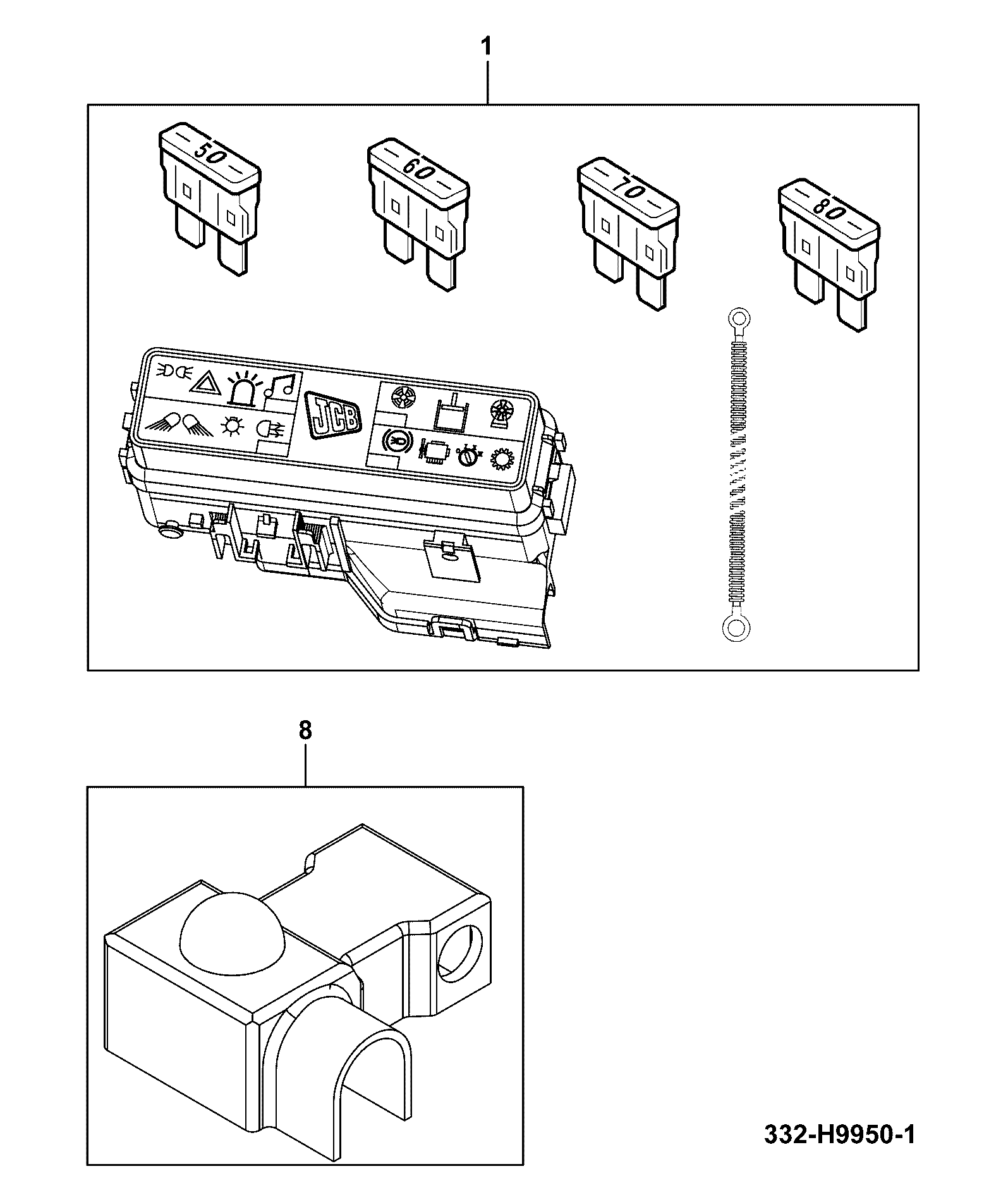 Крышка 926/43100 JCB