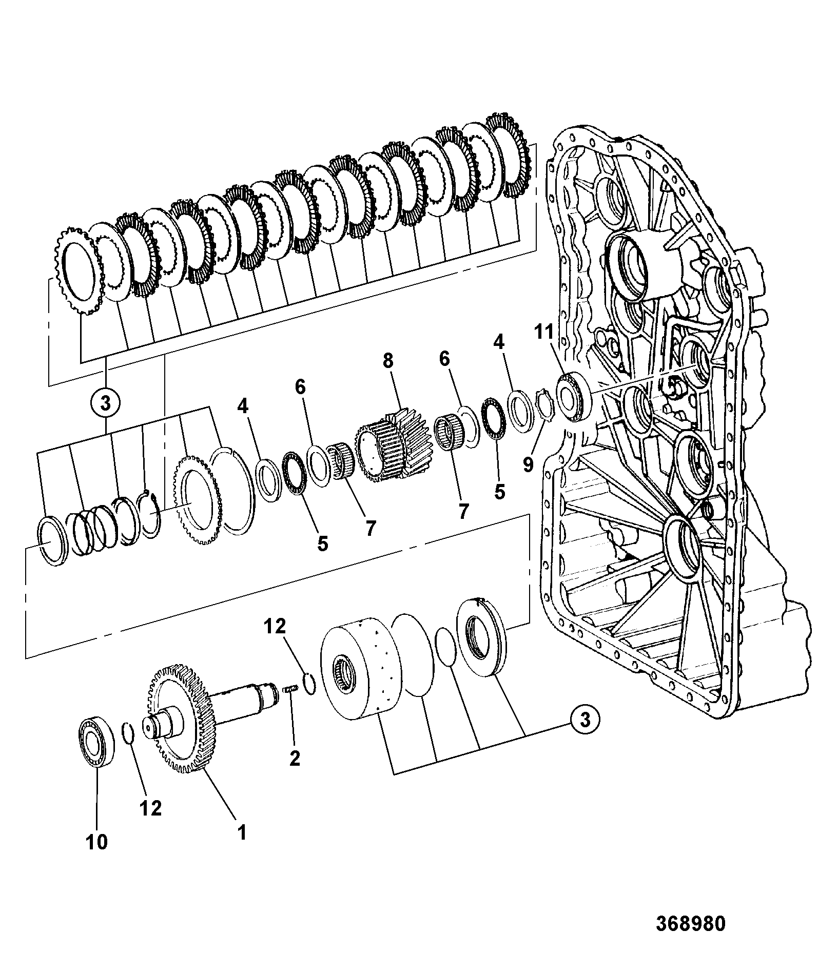 Кольцо 04/600347 JCB