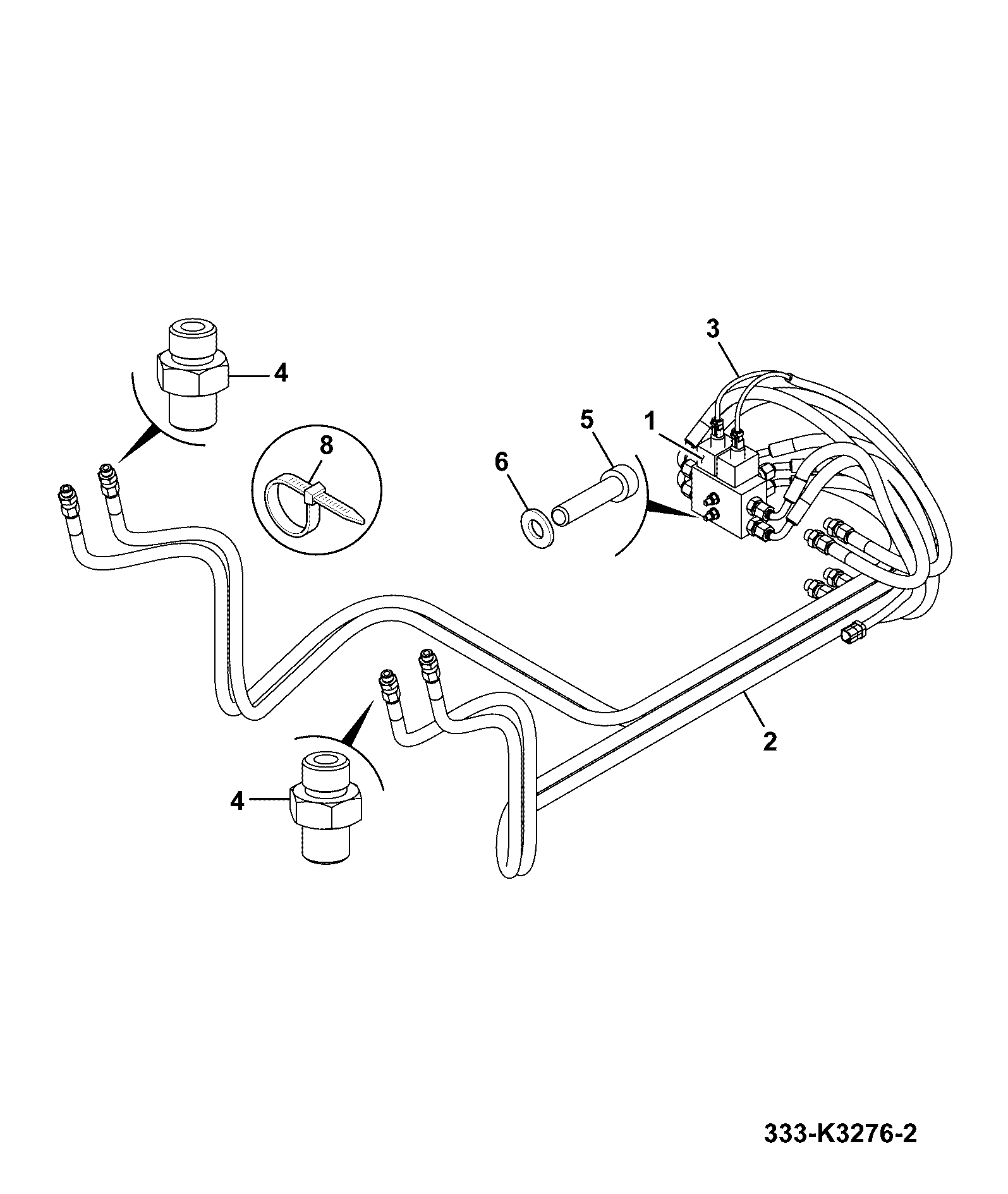 Жгут проводов 333/K3265 JCB