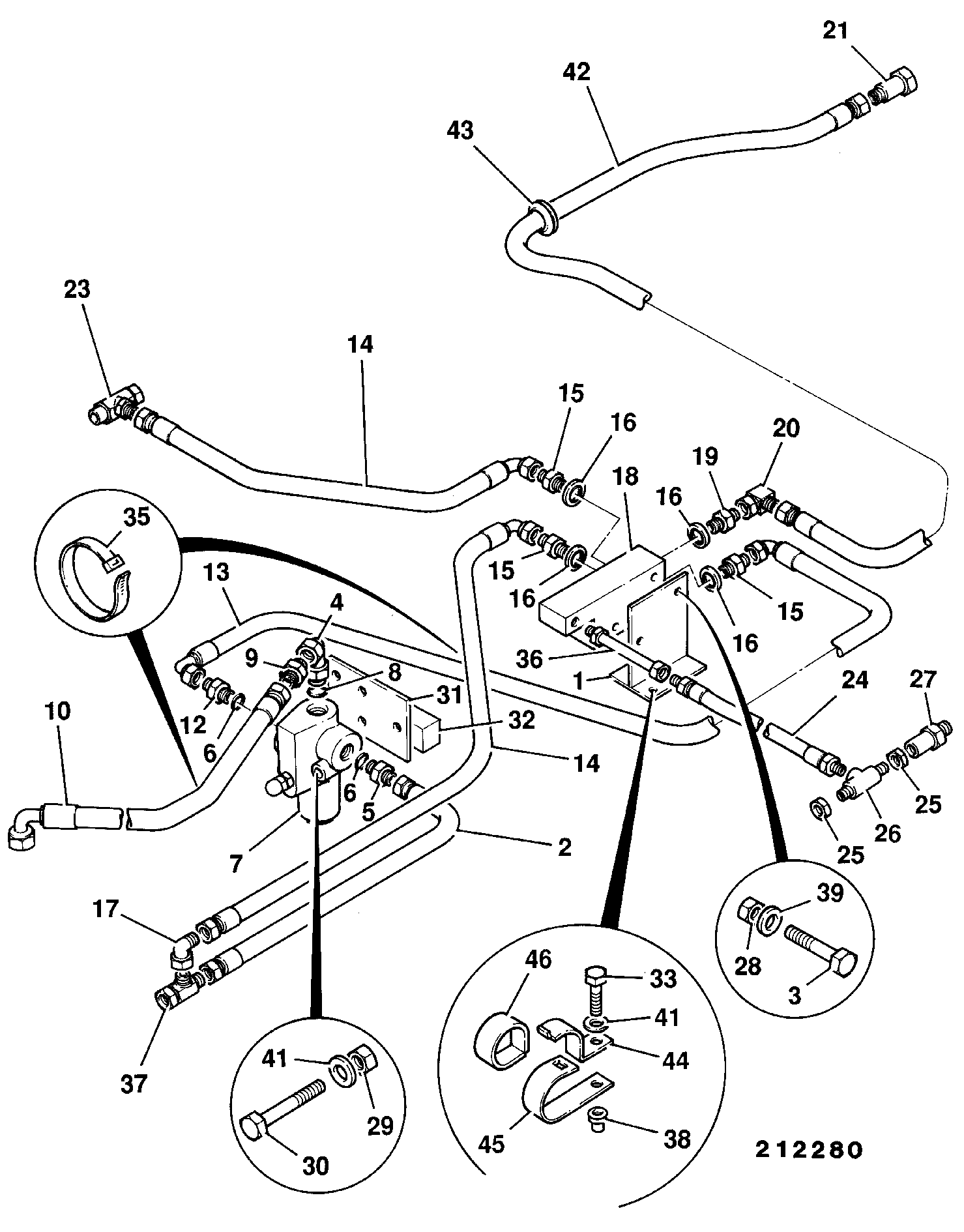 Шланг 264/42900 JCB