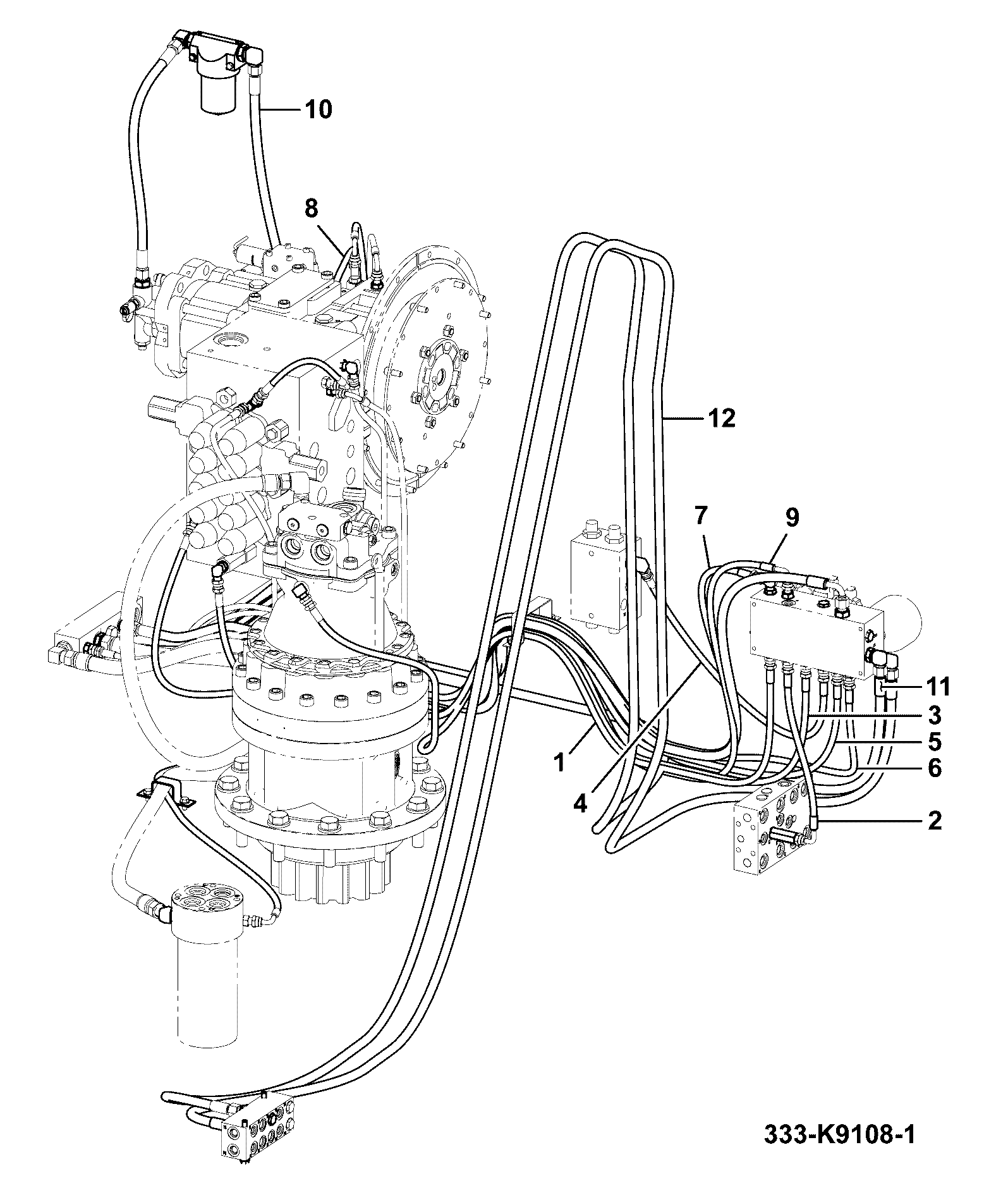 Шланг 333/J4097 JCB