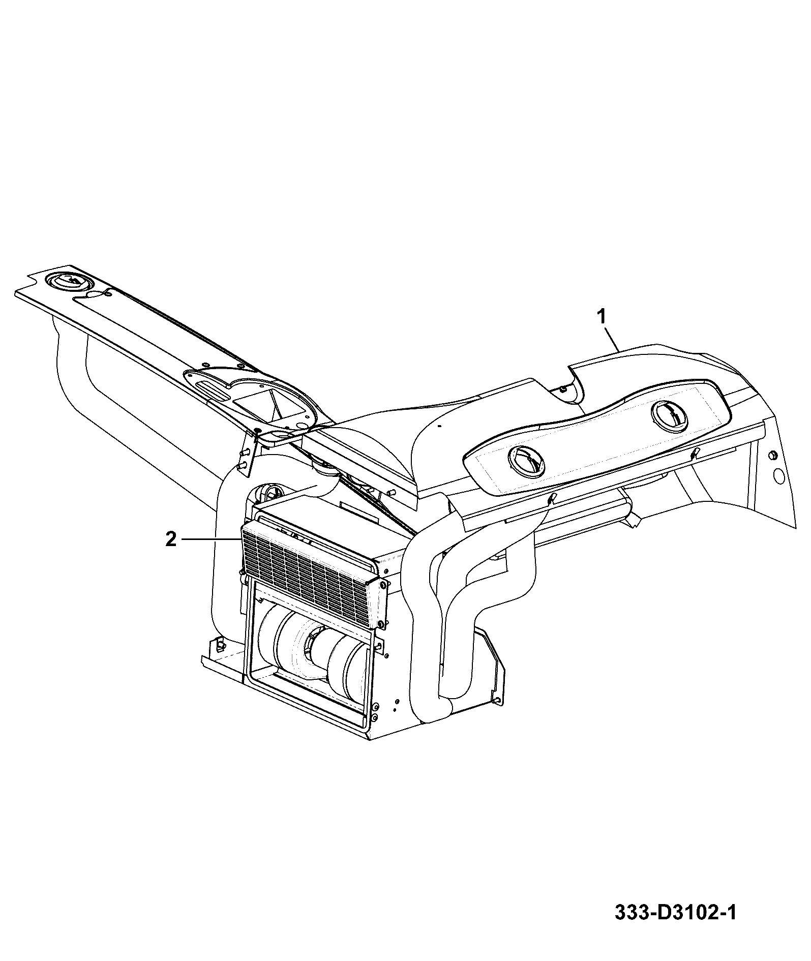 отопитель 296/02687 JCB