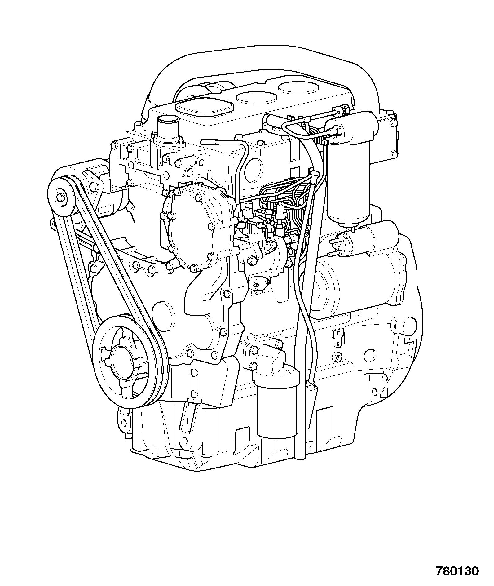 Двигатель 01/145224 JCB