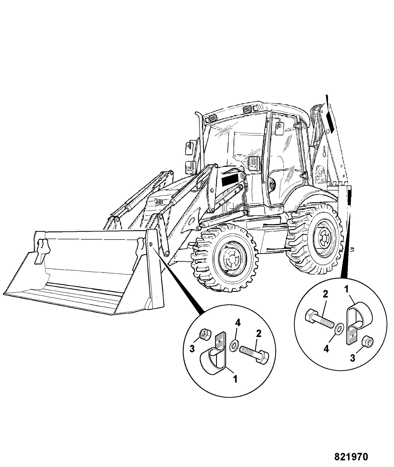 фиксатор 123/03987 JCB