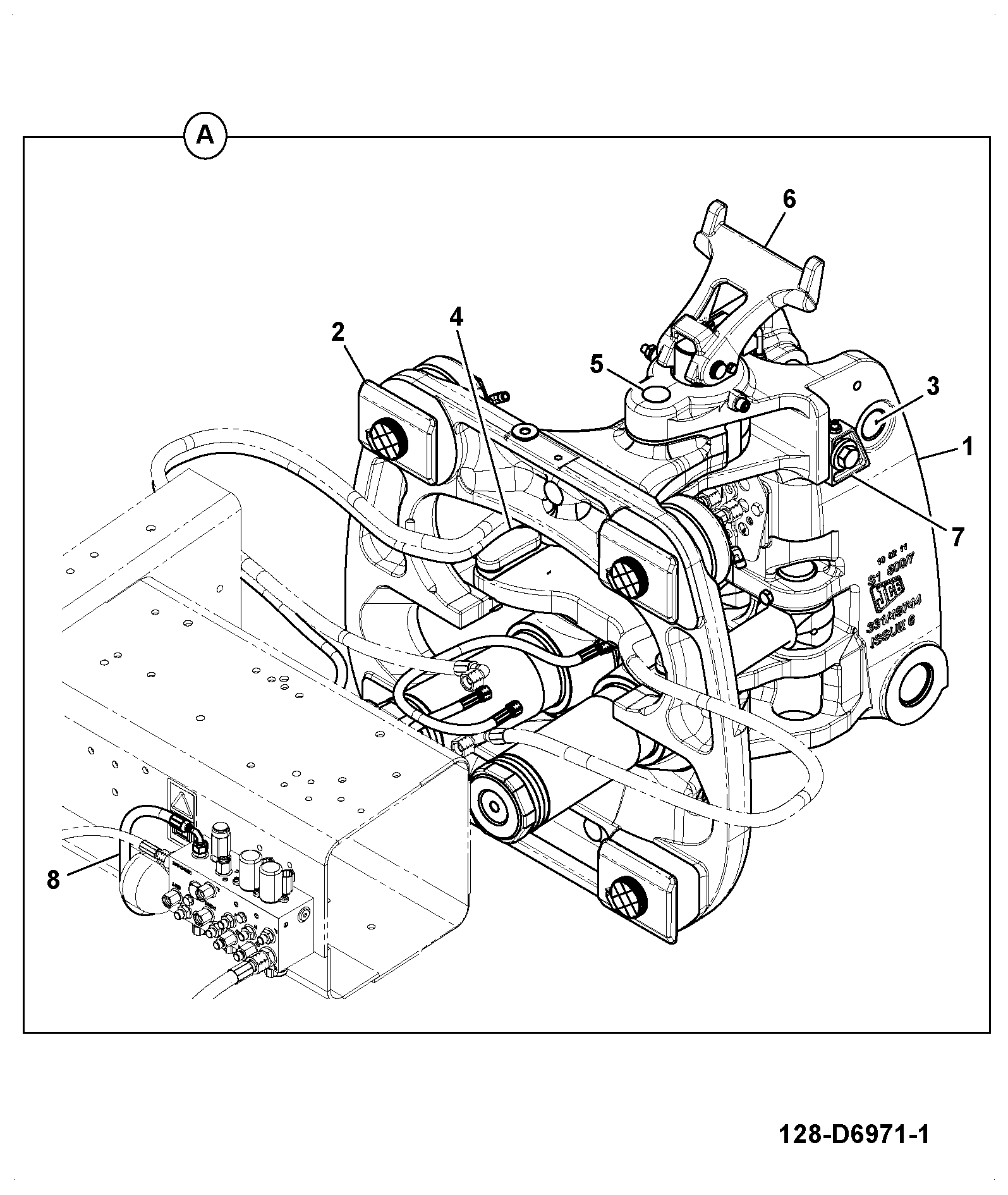 Установка 128/D6971 JCB