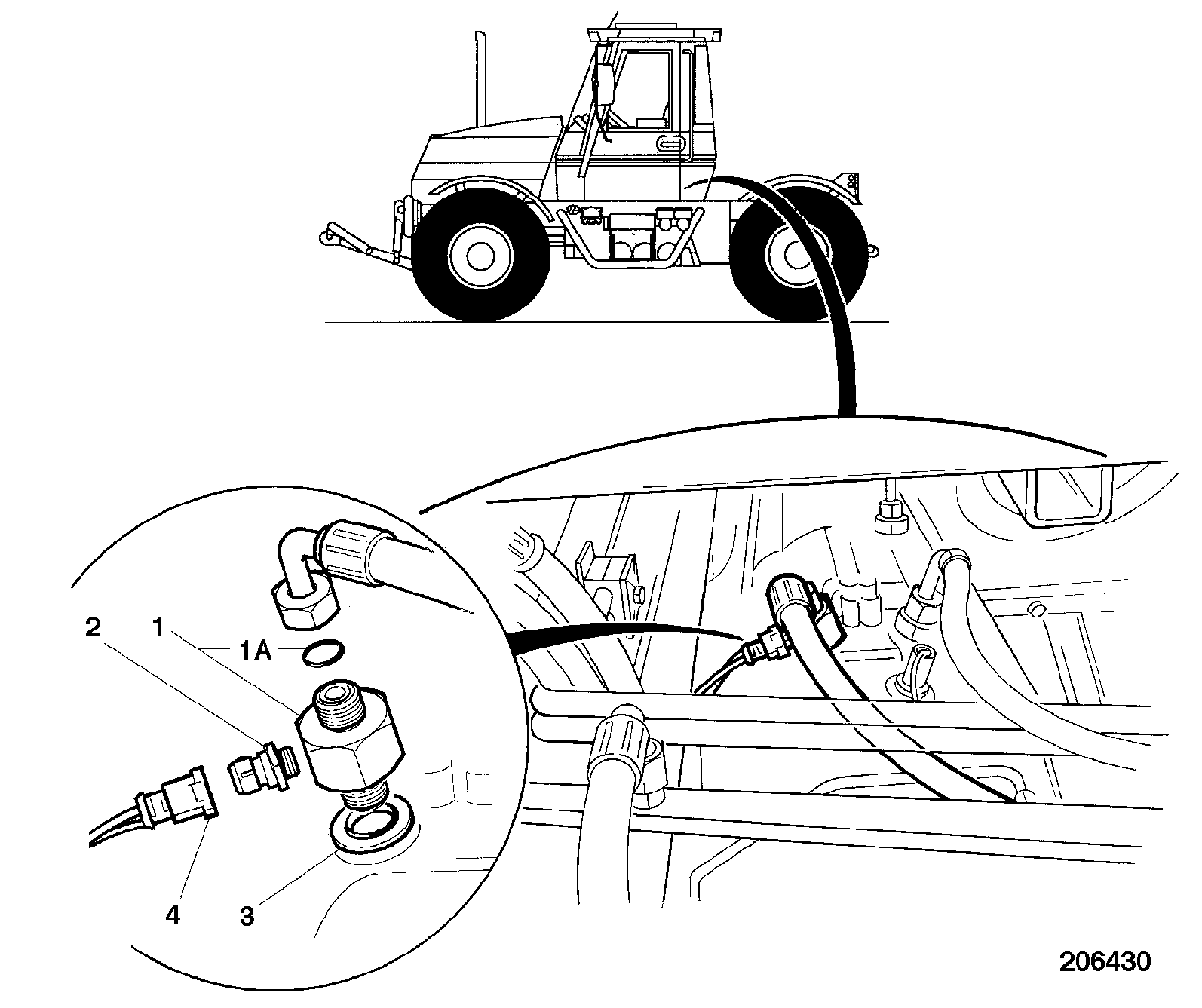 Выключатель 701/45400 JCB