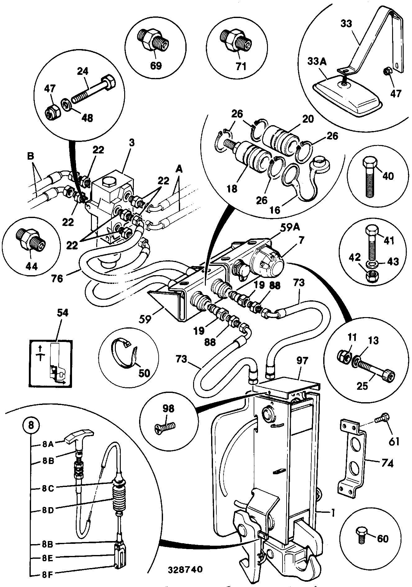 зеркало 162/00941 JCB