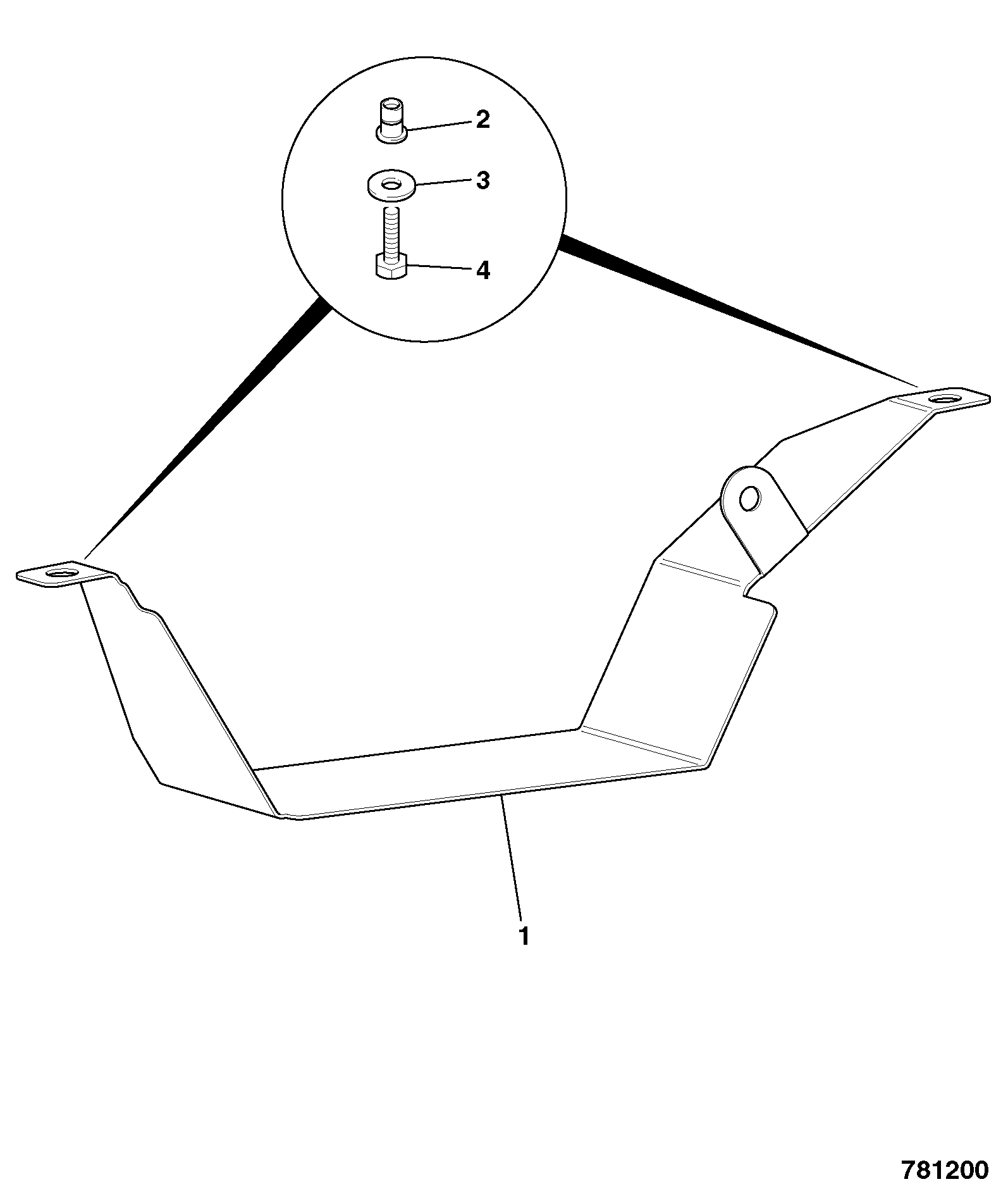 Гайка 826/01717 JCB