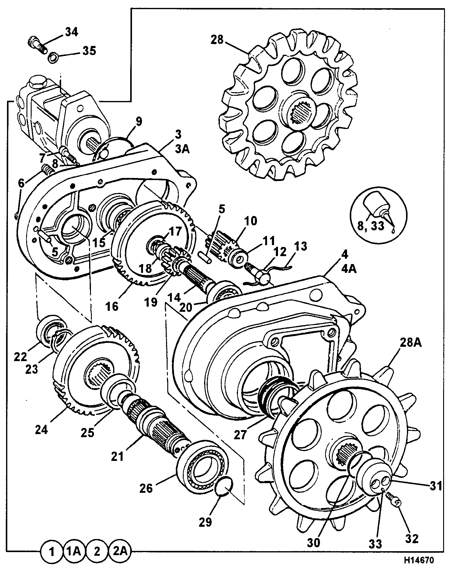 Распорка 231/21209 JCB