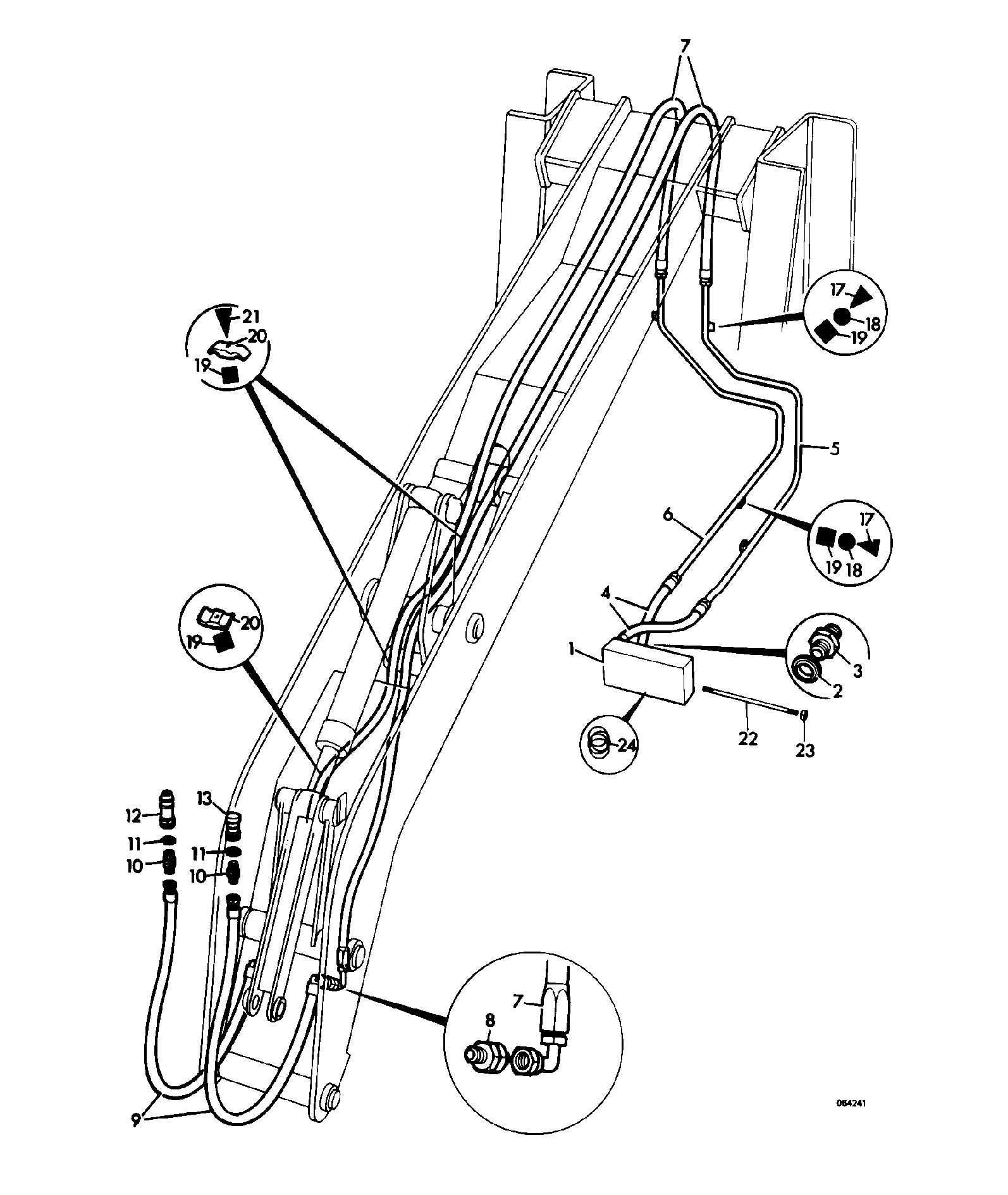 Труба 154/02700 JCB