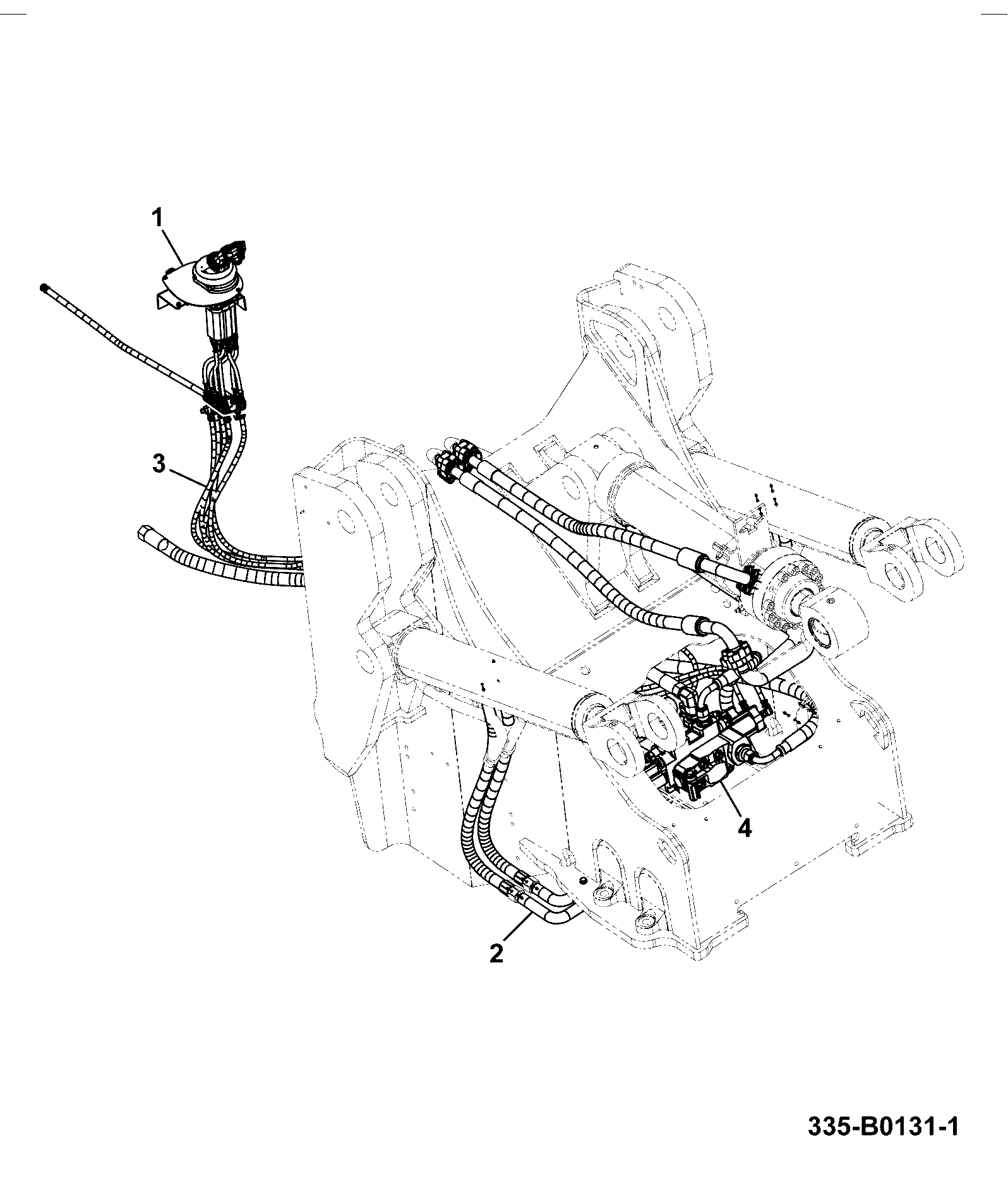 Трубы 334/P6459 JCB