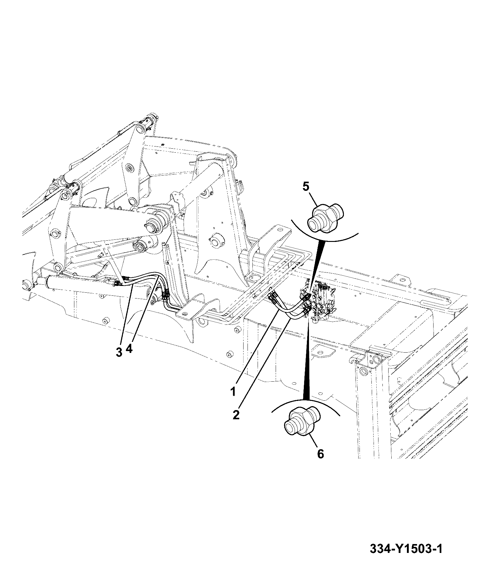 Шланг 34AG/AA044 JCB