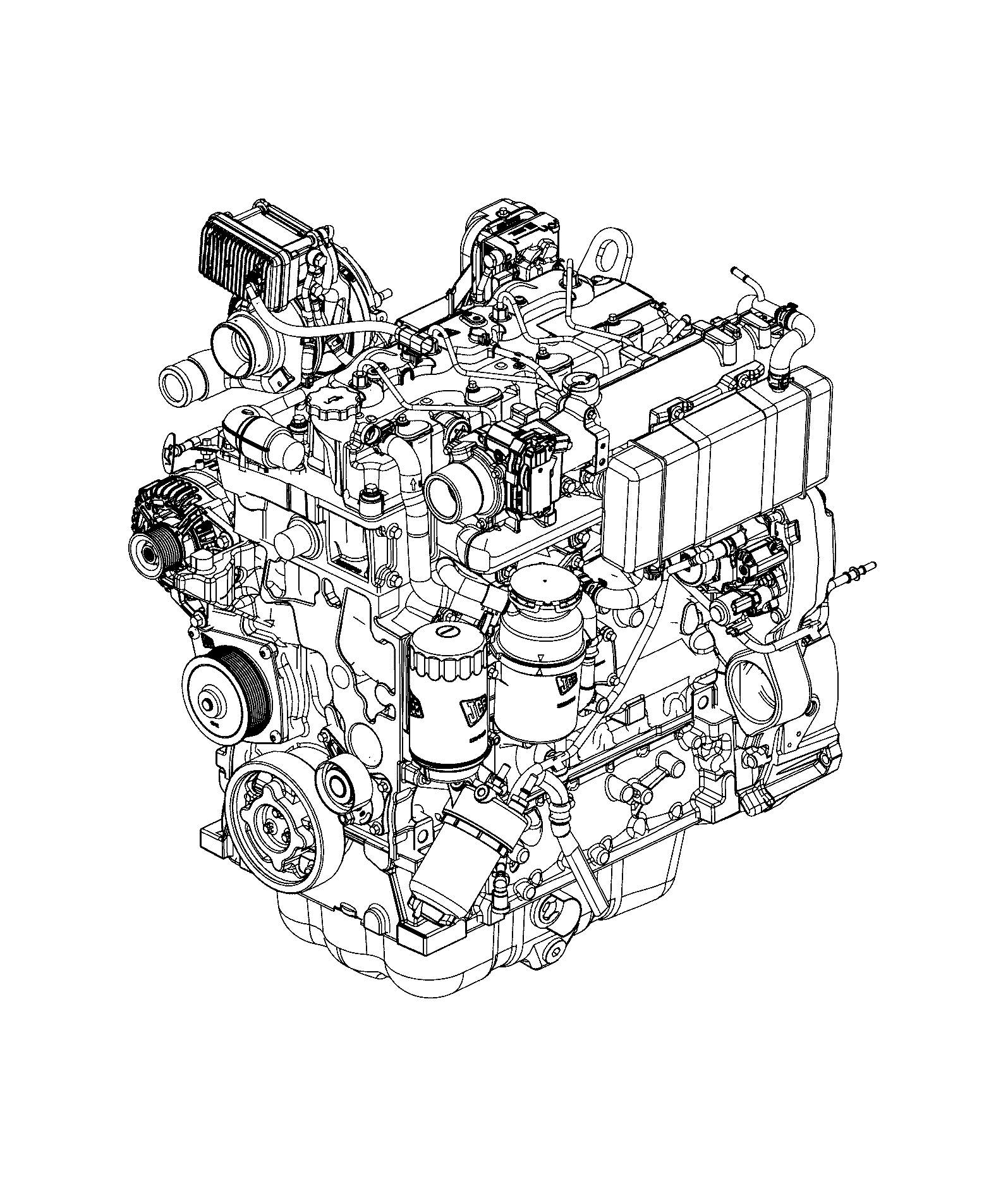 Двигатель 320/40596 JCB